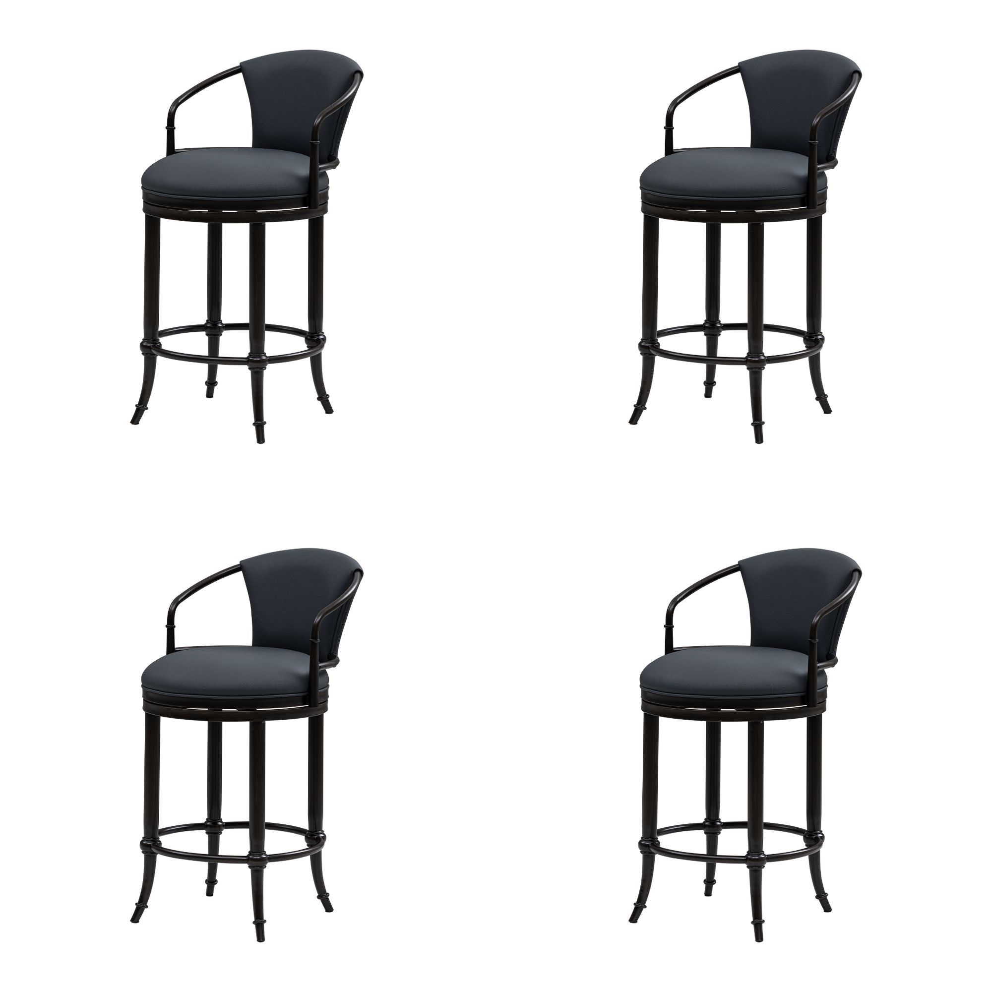 Otis - Upholstered Swivel Counter Height Barstool