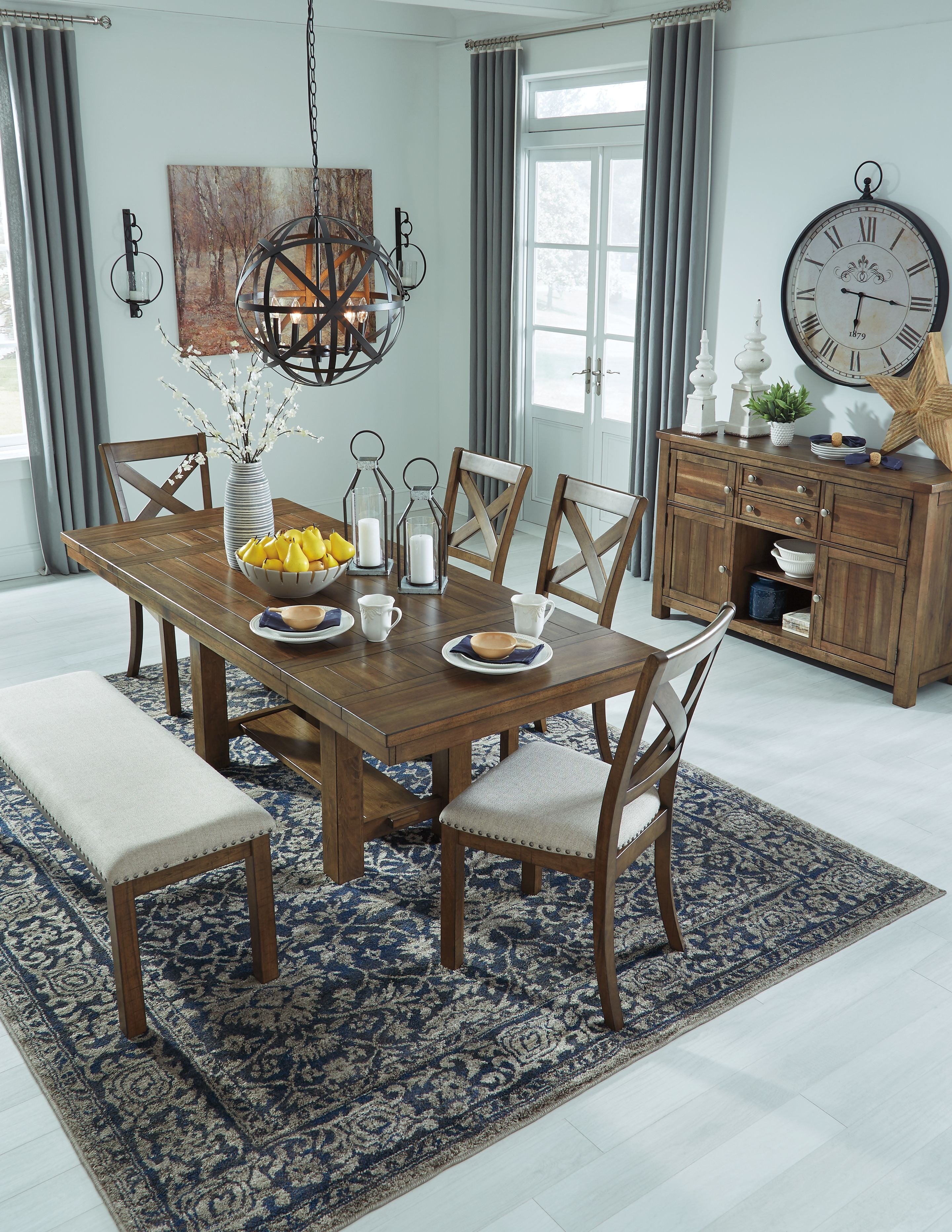 Moriville - Rectangular Dining Room Extension Table - Grayish Brown