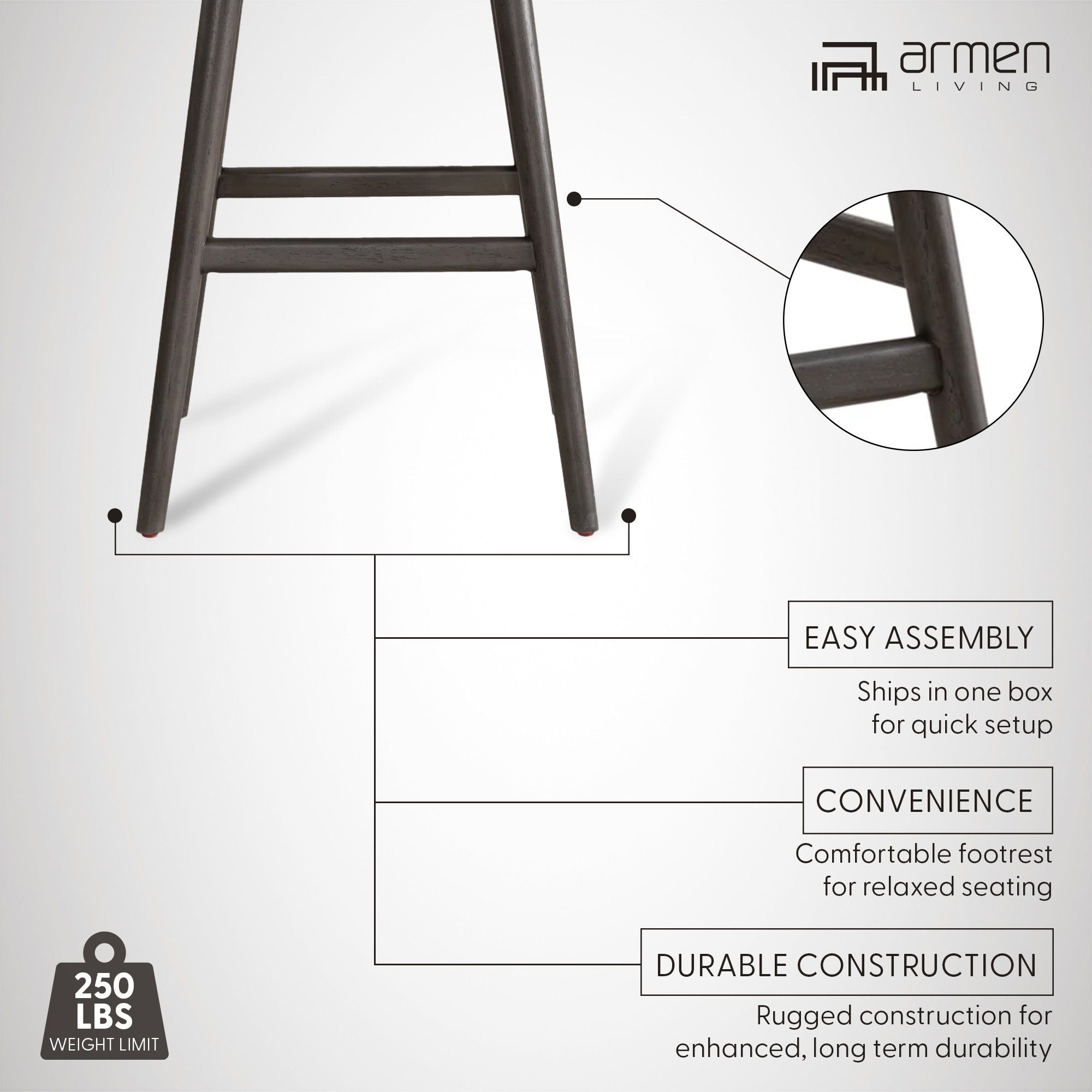Elias - Swivel Counter Stool
