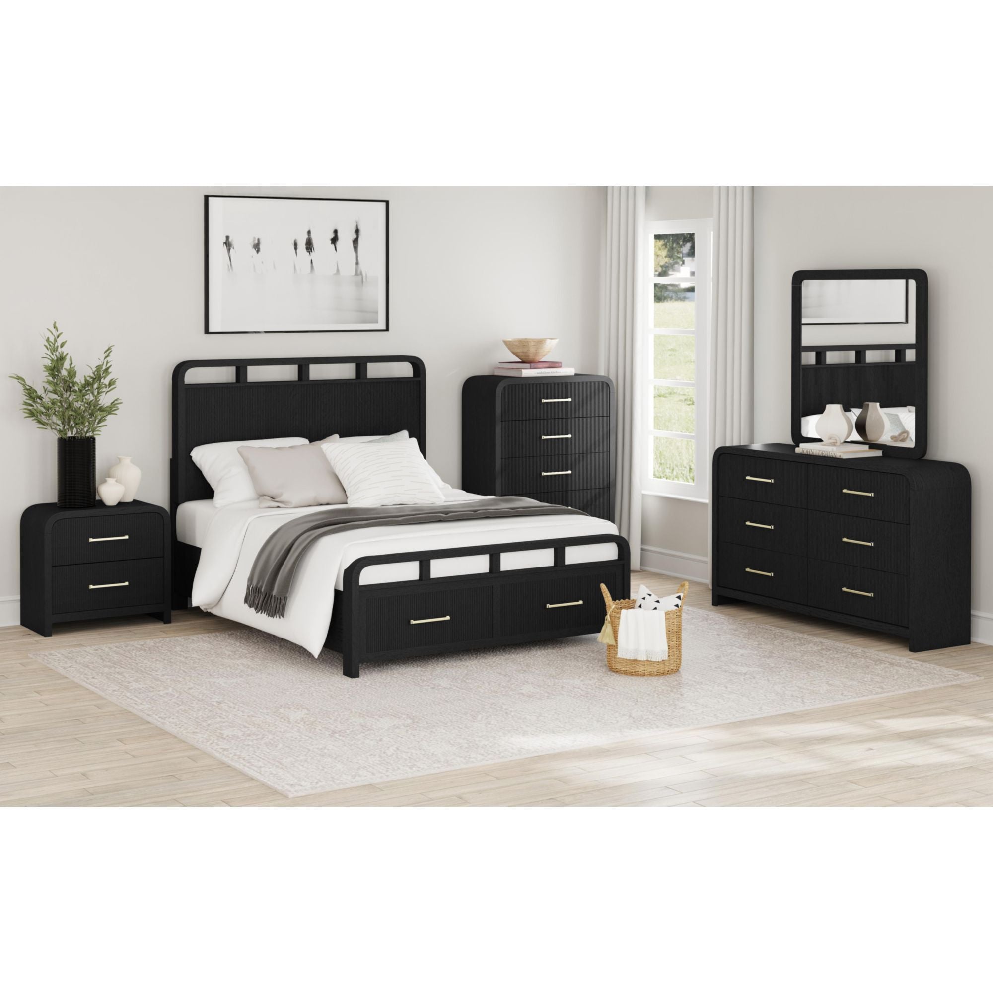 Ridgemont - 2-Drawer Nightstand With USB