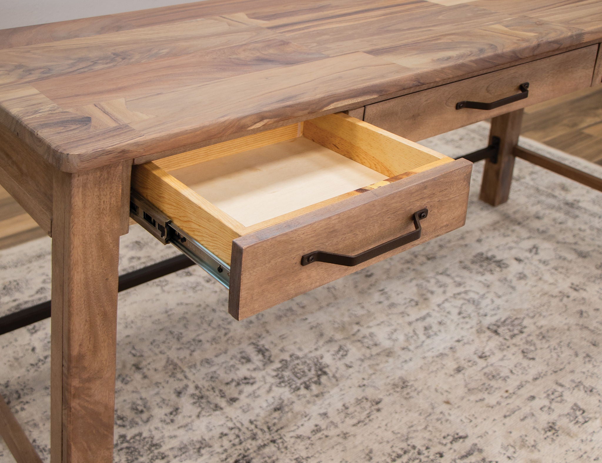 Natural Parota - Desk - Brown Cappuccino