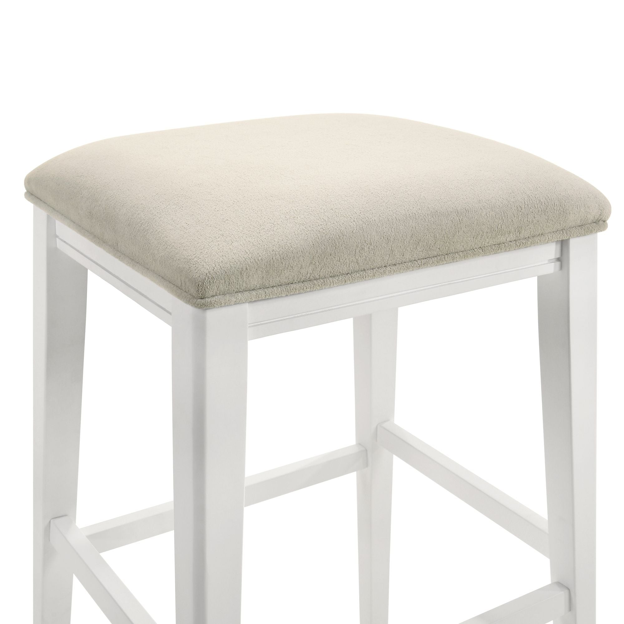 Jane - Contemporary Transitional Wood Bar Height Kitchen Bar Stool
