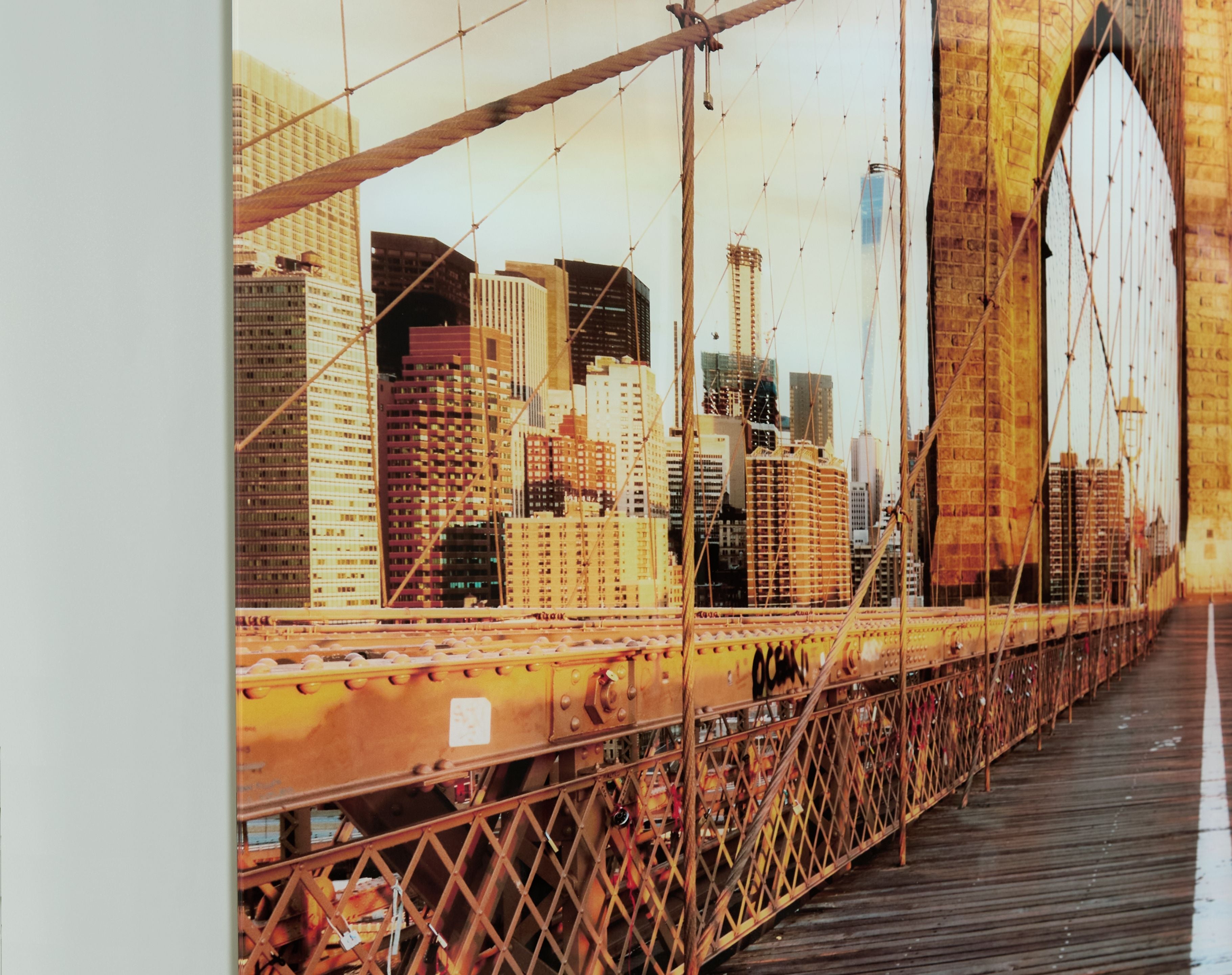 Shayward - Wall Art - Blue / Amber