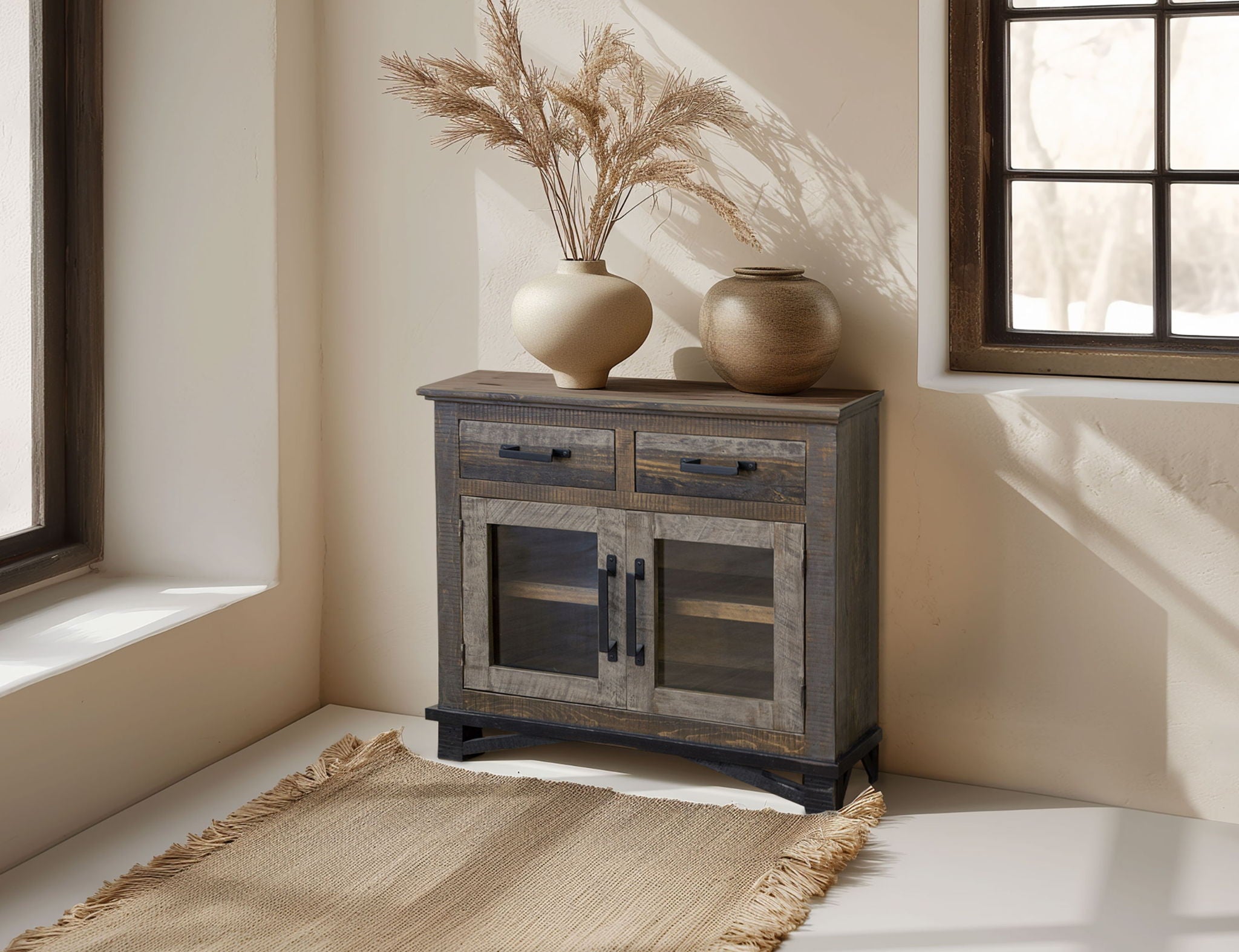 Loft - Server - Two Tone Gray / Brown