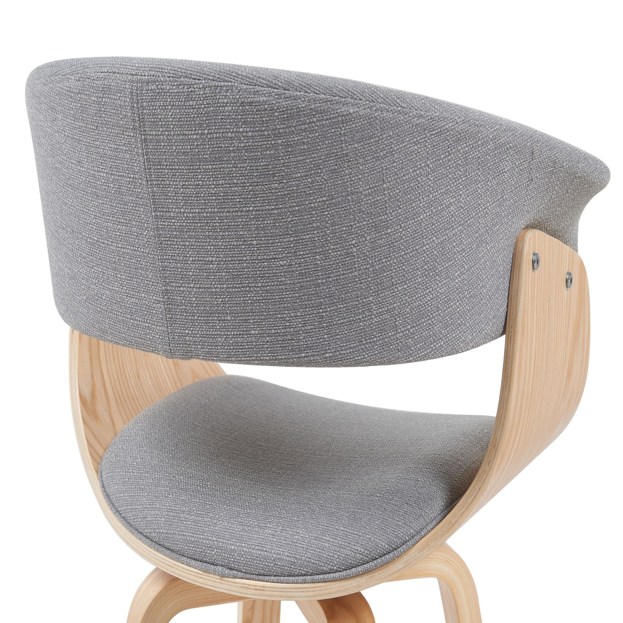 Summer - Upholstered Dining Chair - Gray / Brown