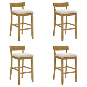 Merie - Modern Transitional Wood Bar Height Kitchen Bar Stool