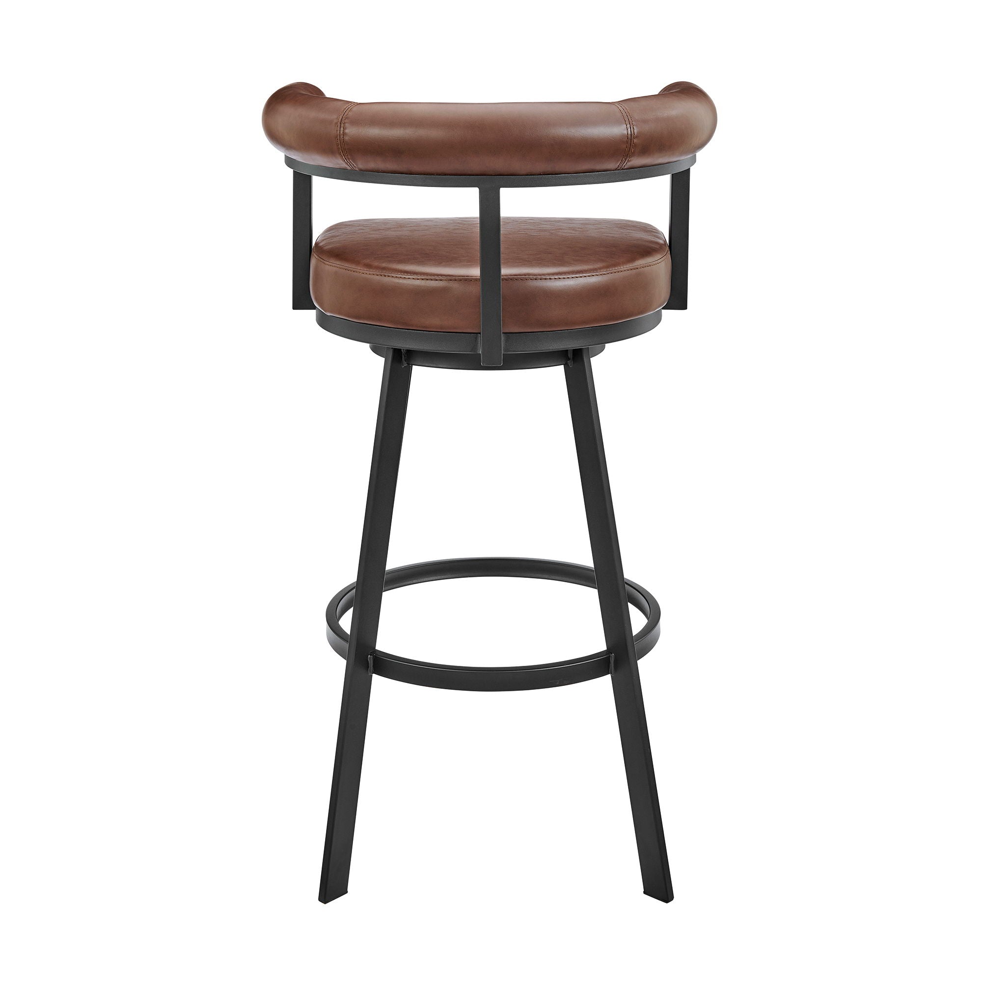 Magnolia - Swivel Stool - Black Metal
