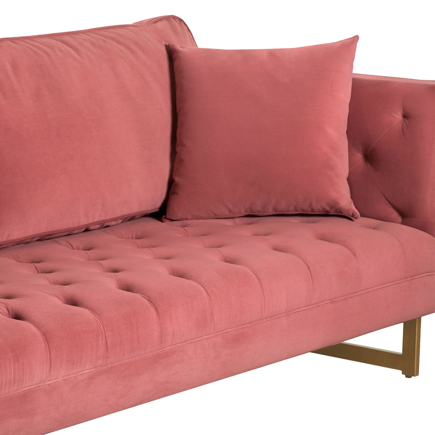 Lenox - Modern Sofa With Brass Legs