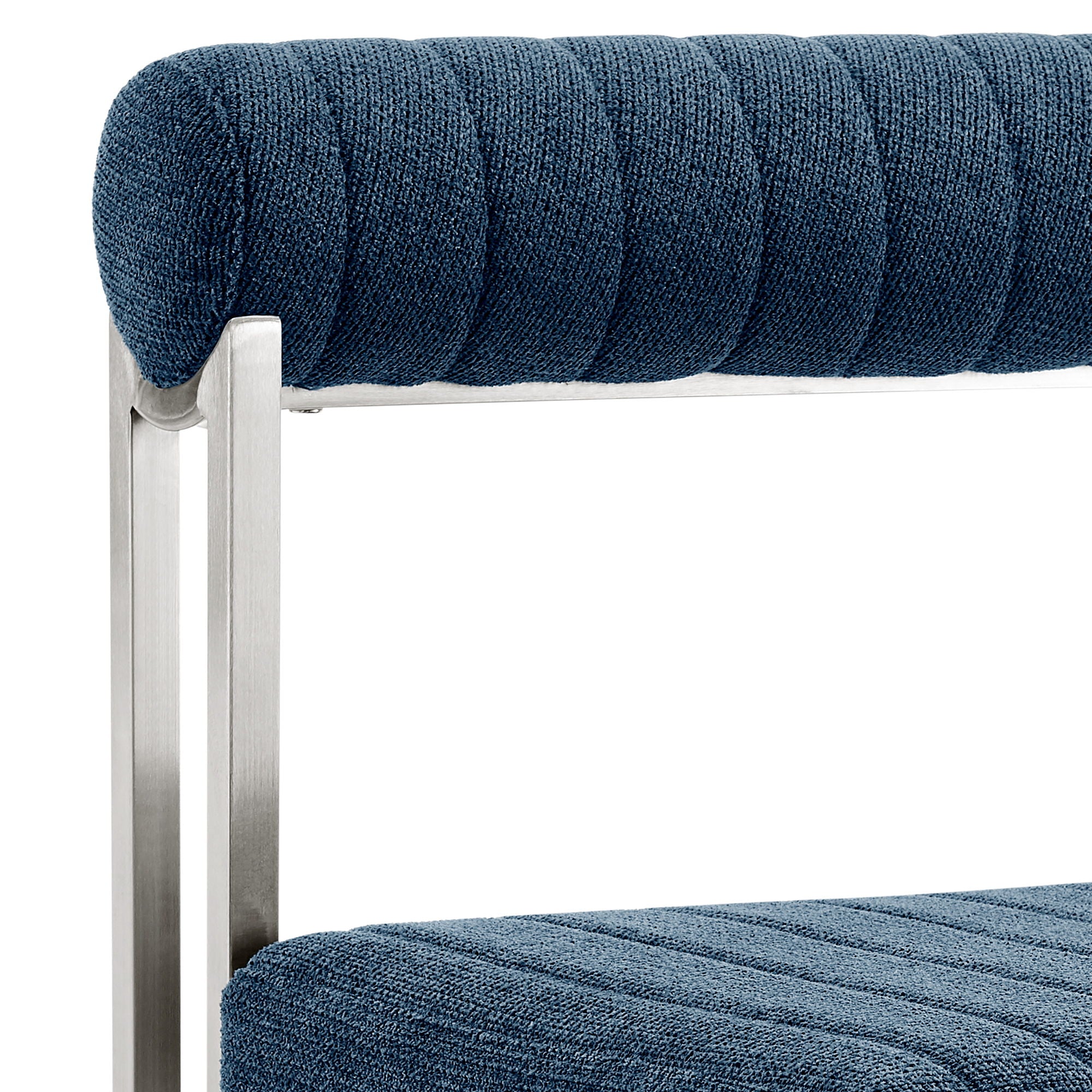 Anastasia - Dining Room Chair Set With Brushed Silver Frame