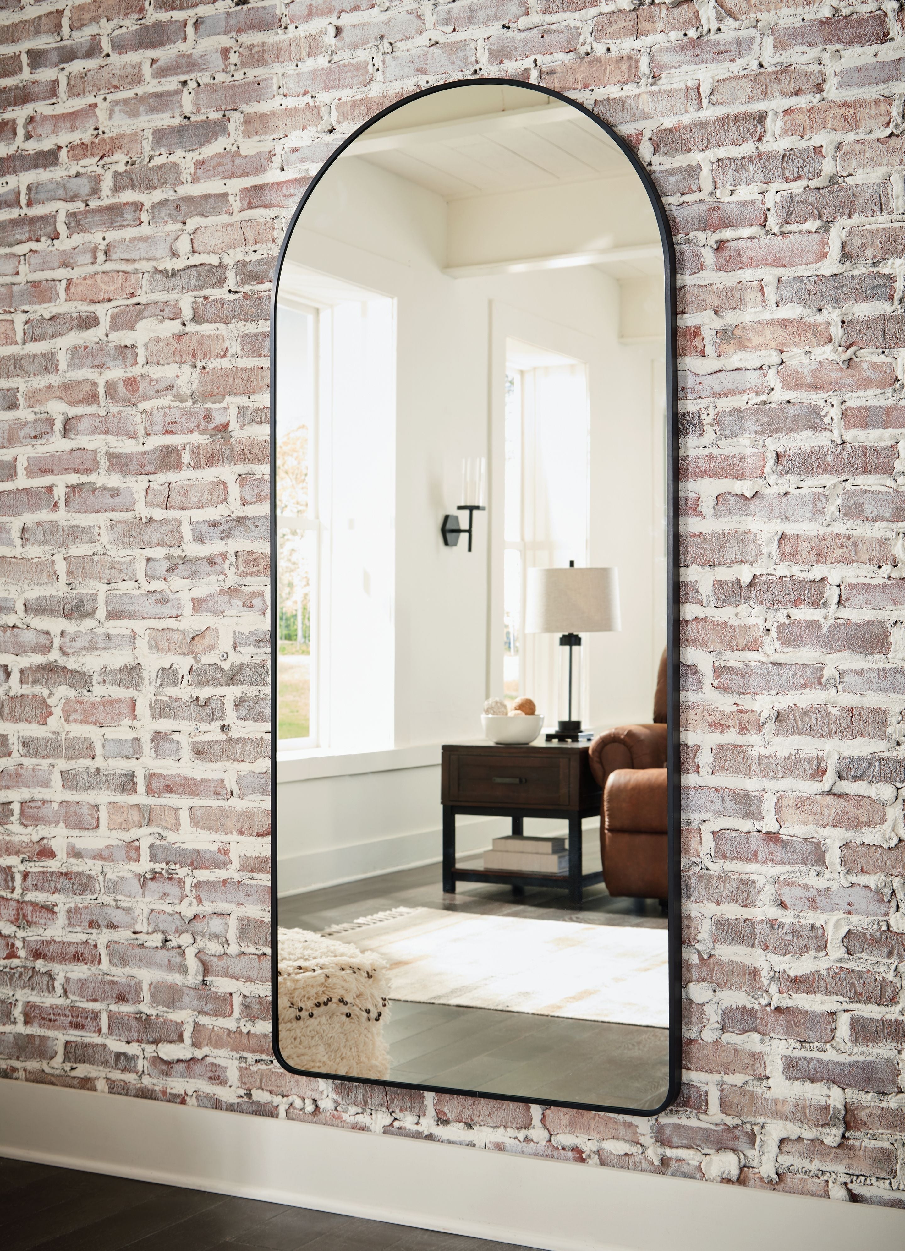 Sethall - Floor Mirror - Black