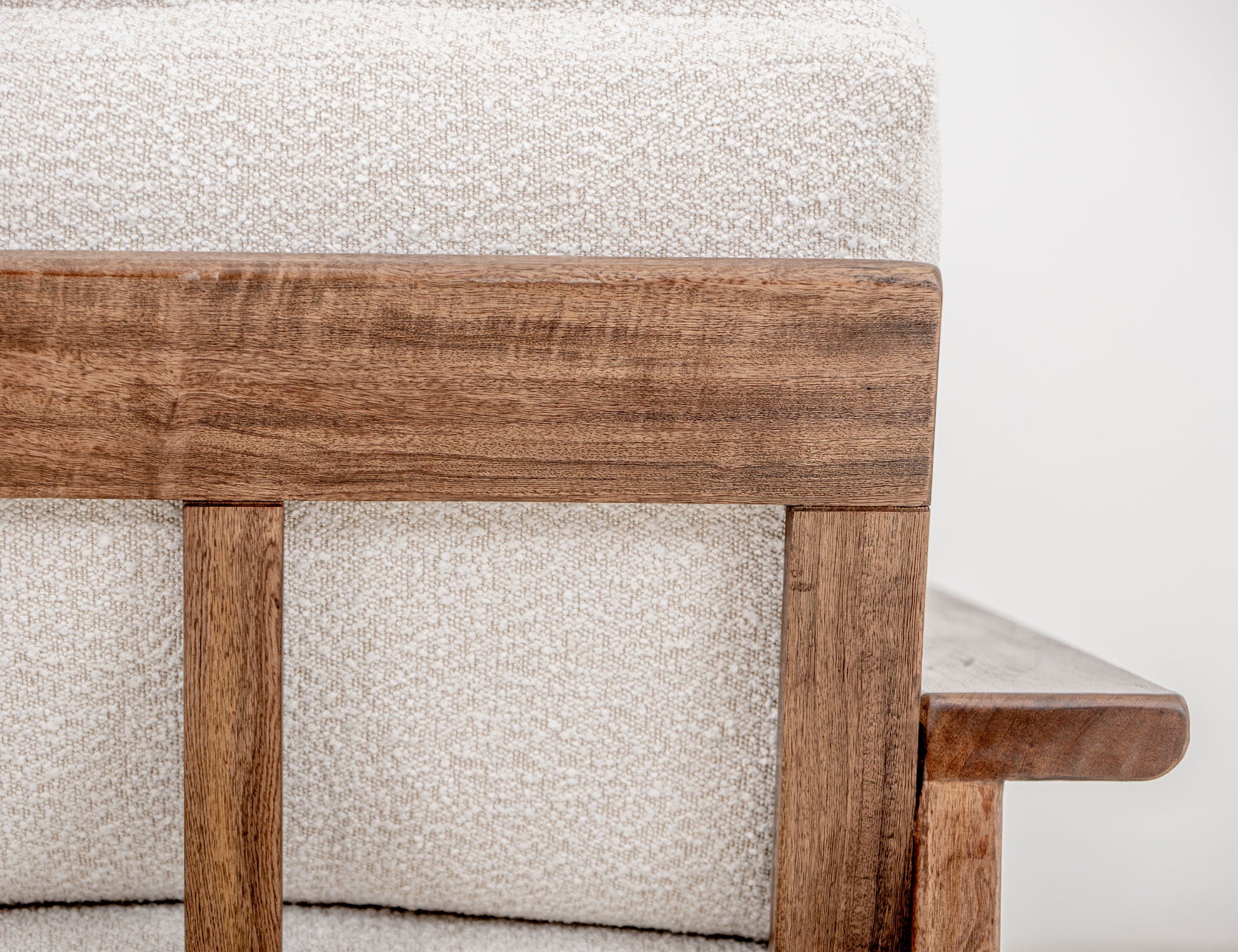 Duna - Sofa - White / Light Brown