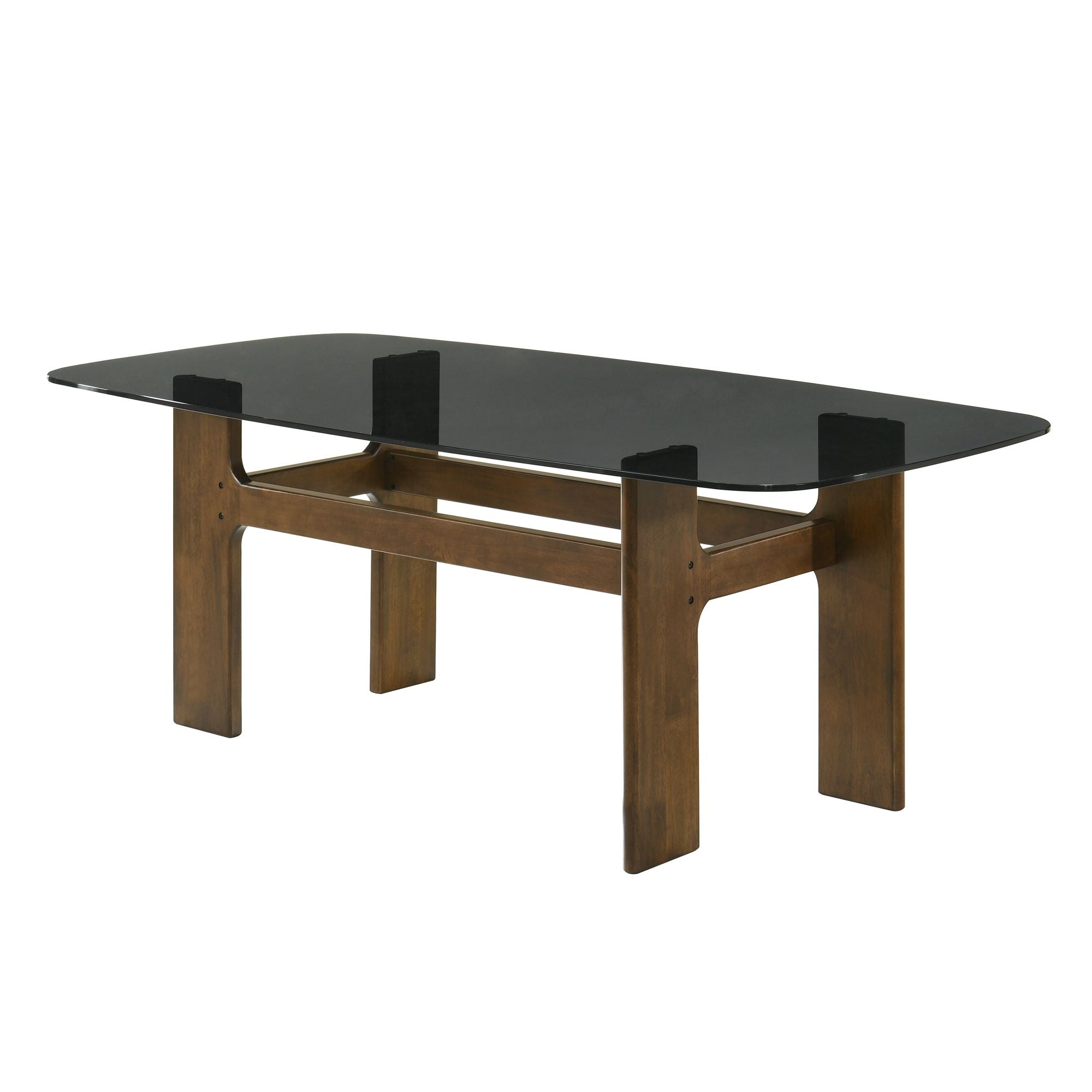 Ileena - 7-Piece Wood Dining Set - Walnut