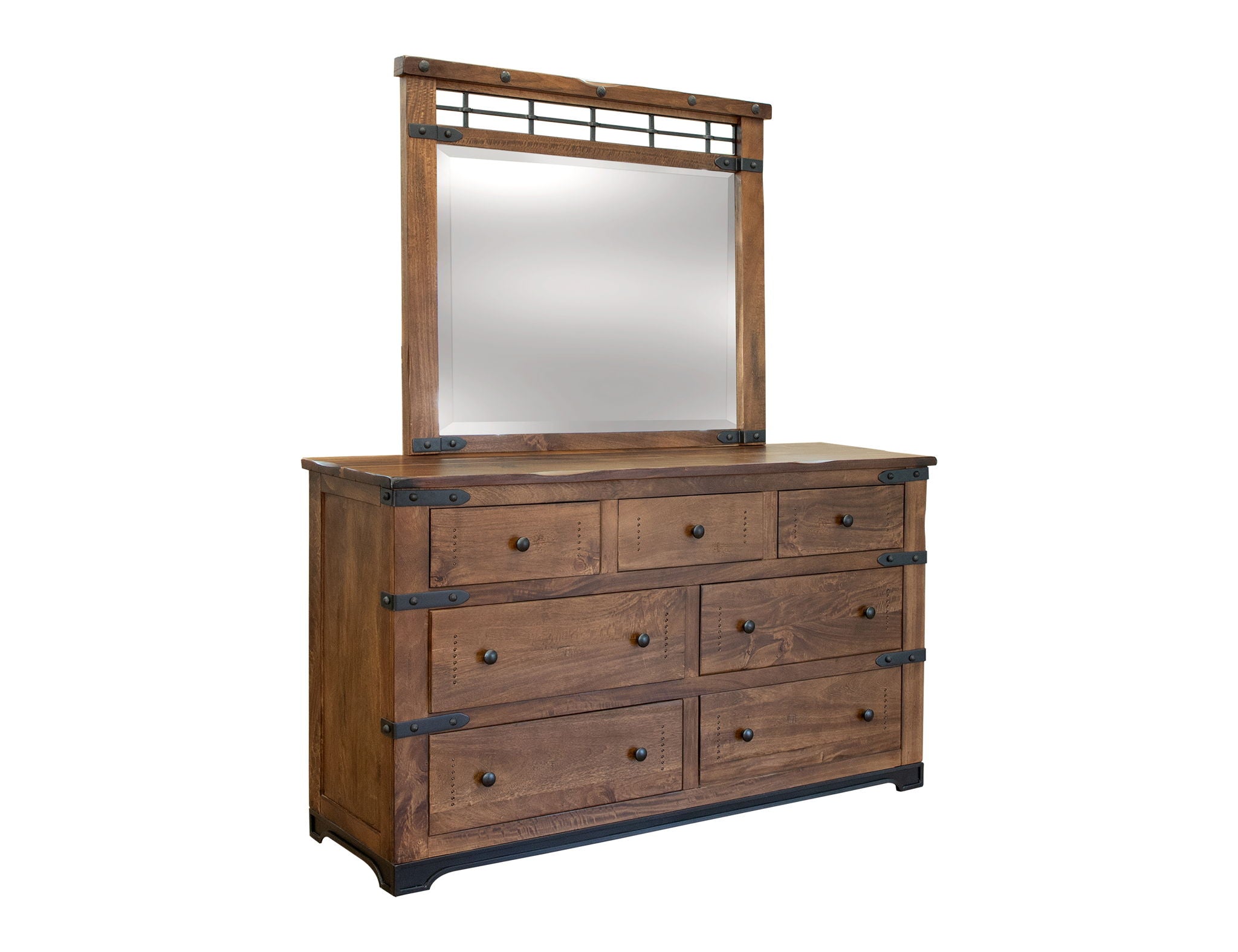 Parota - Mirror - Cinnamon Brown