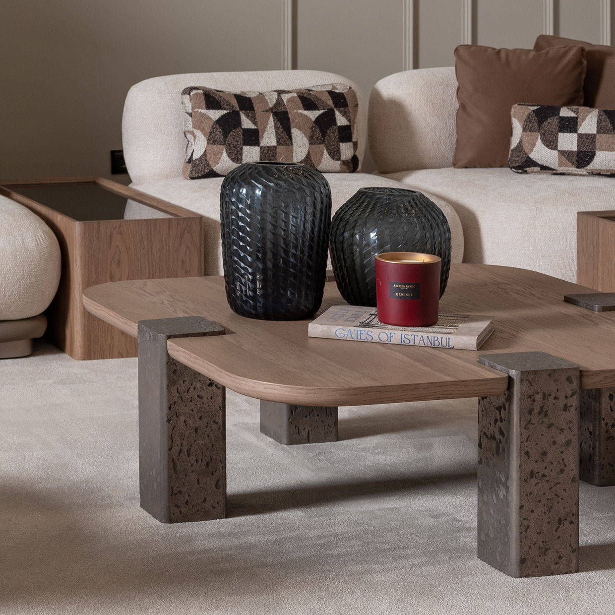 Bristol Point - Tall Cocktail Table - Saddle Brown