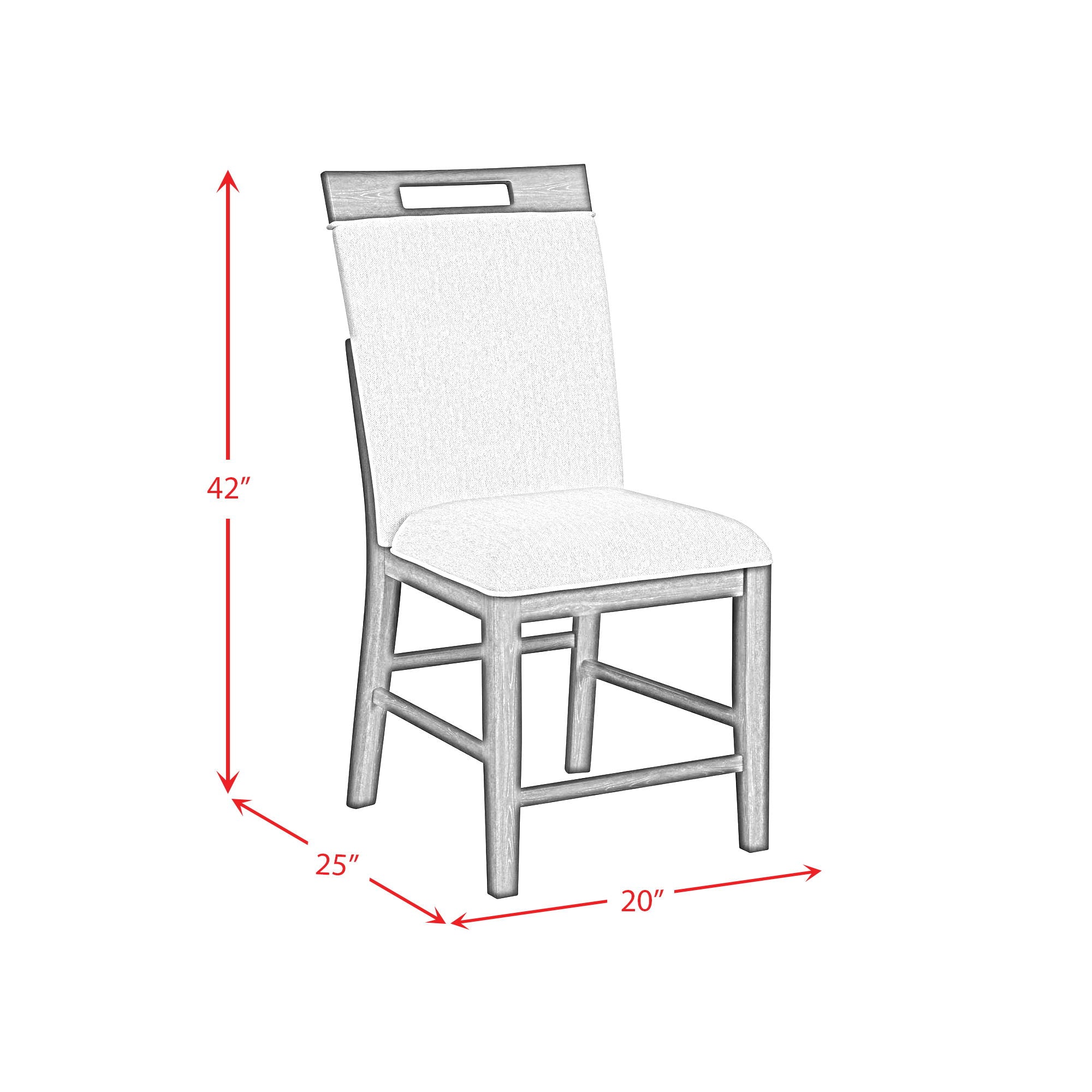 Transcend - Counter Side Chair (Set of 2) - Charcoal