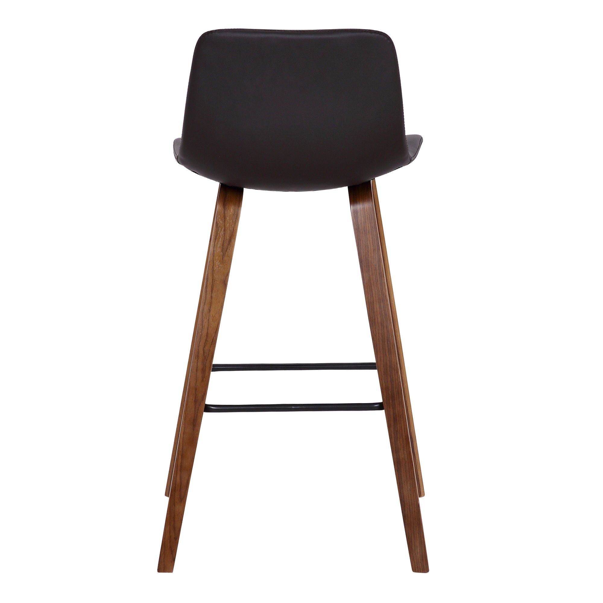 Maddie - 26" Contemporary Barstool - Walnut / Brown