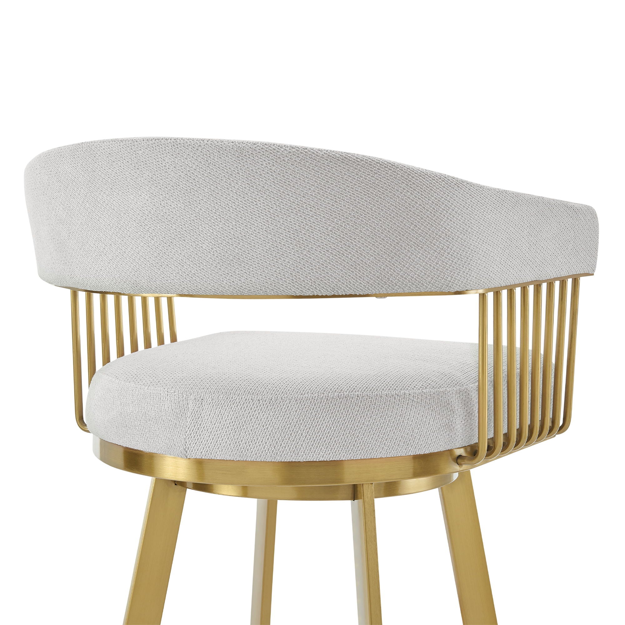 Chelsea - Swivel Fabric Stool