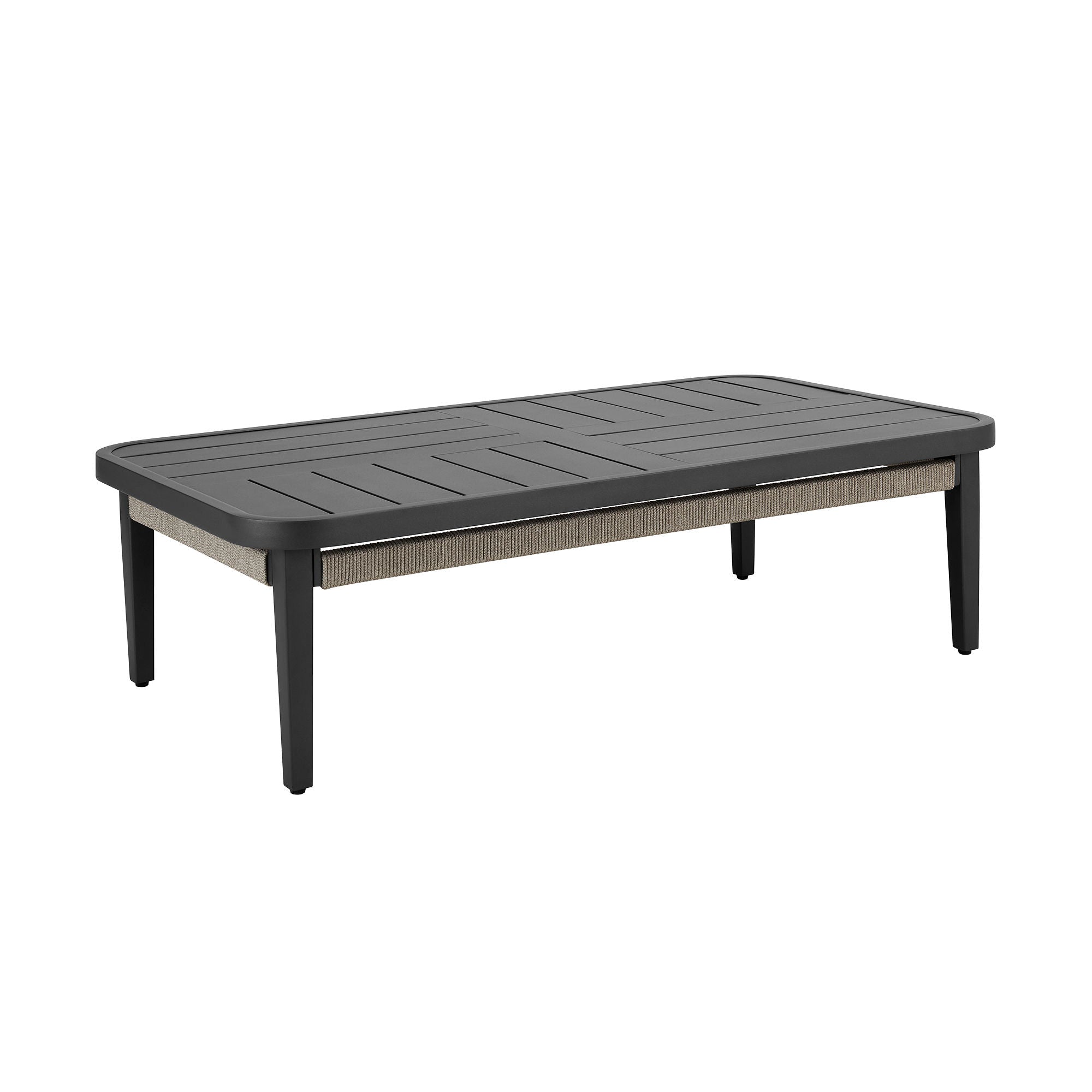 Zella - 4 Piece Outdoor Patio Conversation Set - Light Gray