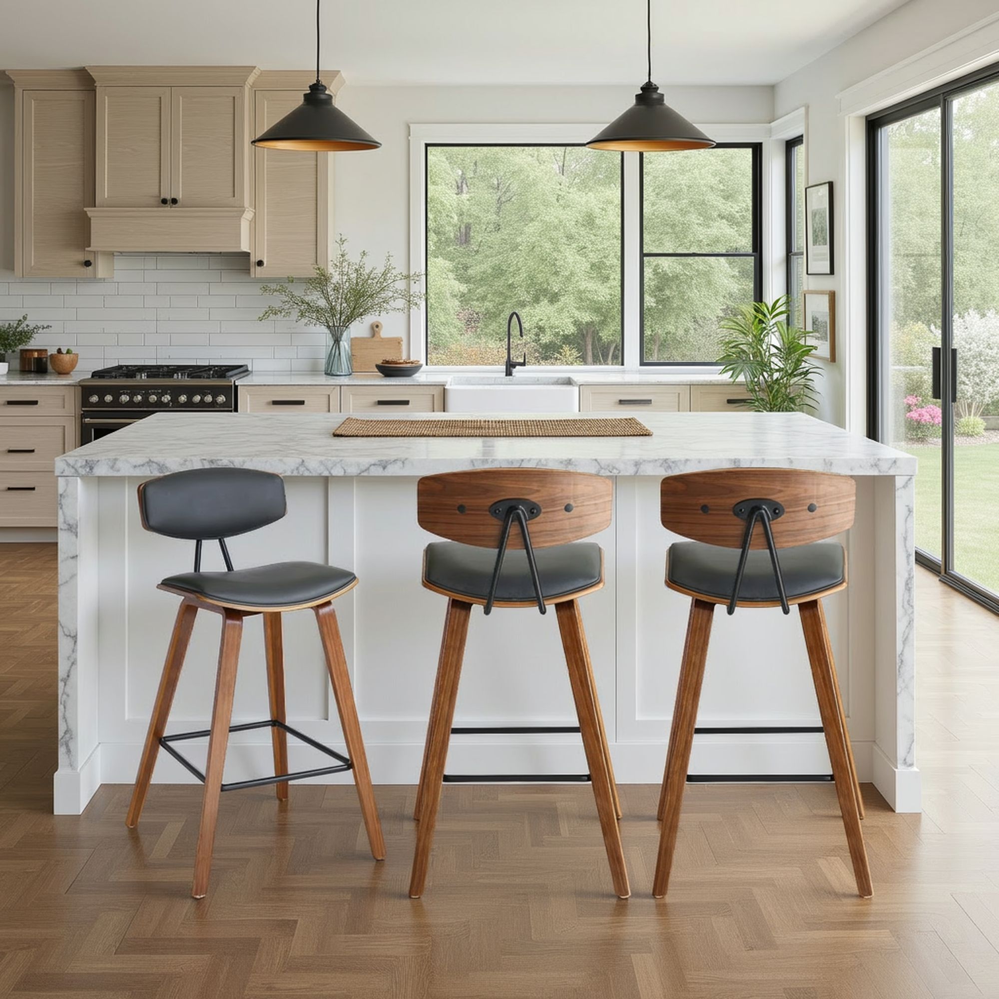 Fox - Mid-Century Counter Stool