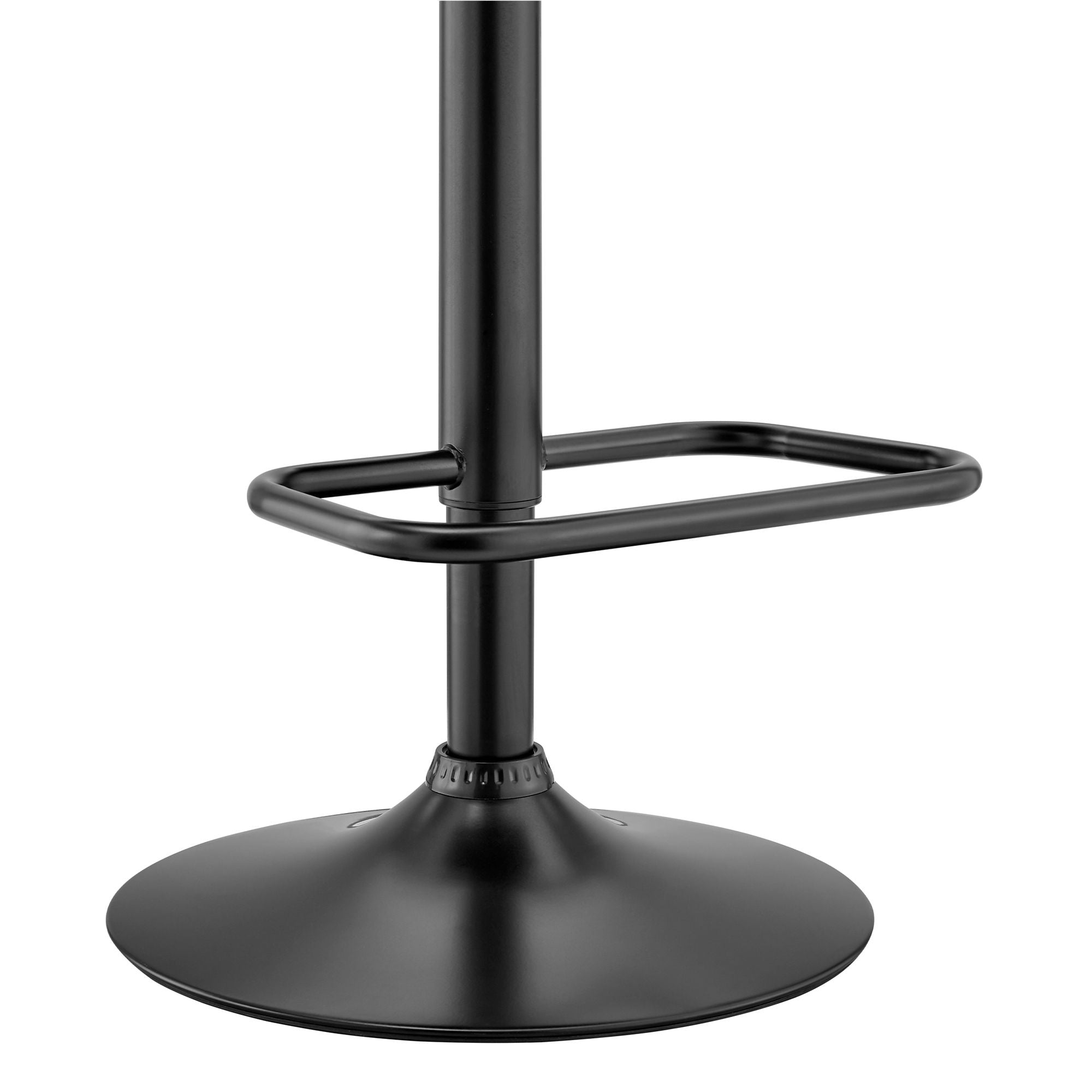 Leland - Adjustable Bar Stool - Gray / Black