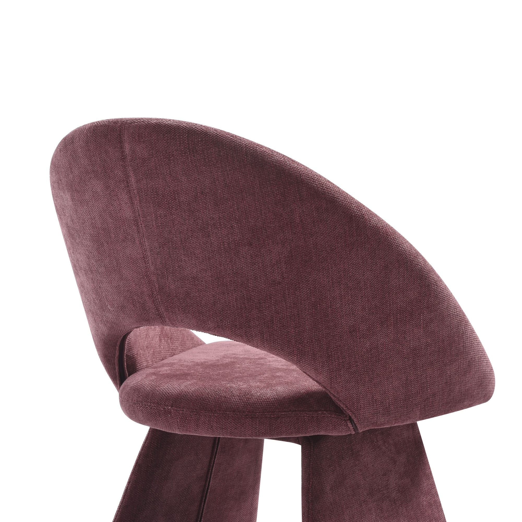 Angelina - Modern Curved Back Upholstered Dining Chair