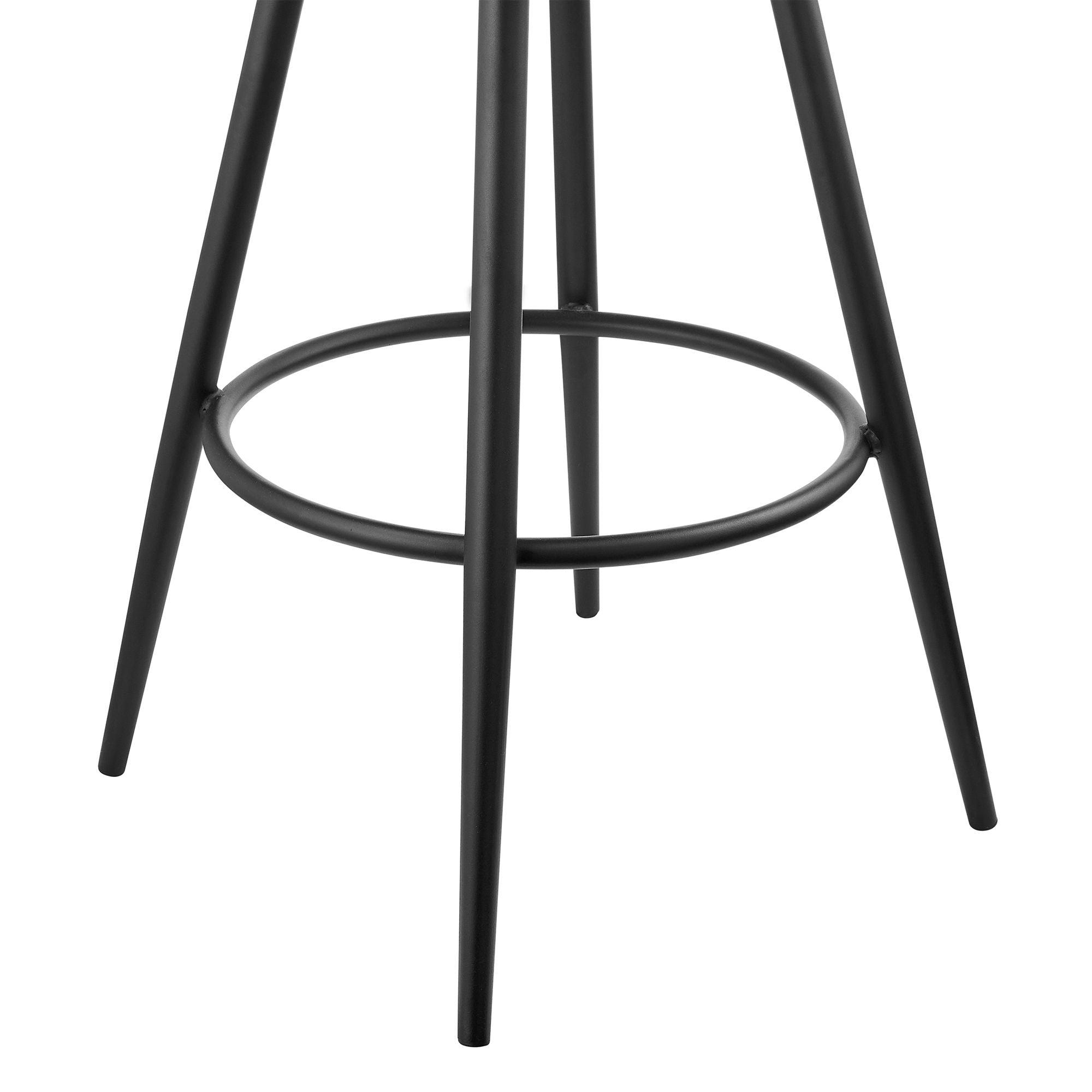 Gardenia - 26" Vintage Swivel Counter Stool - Black