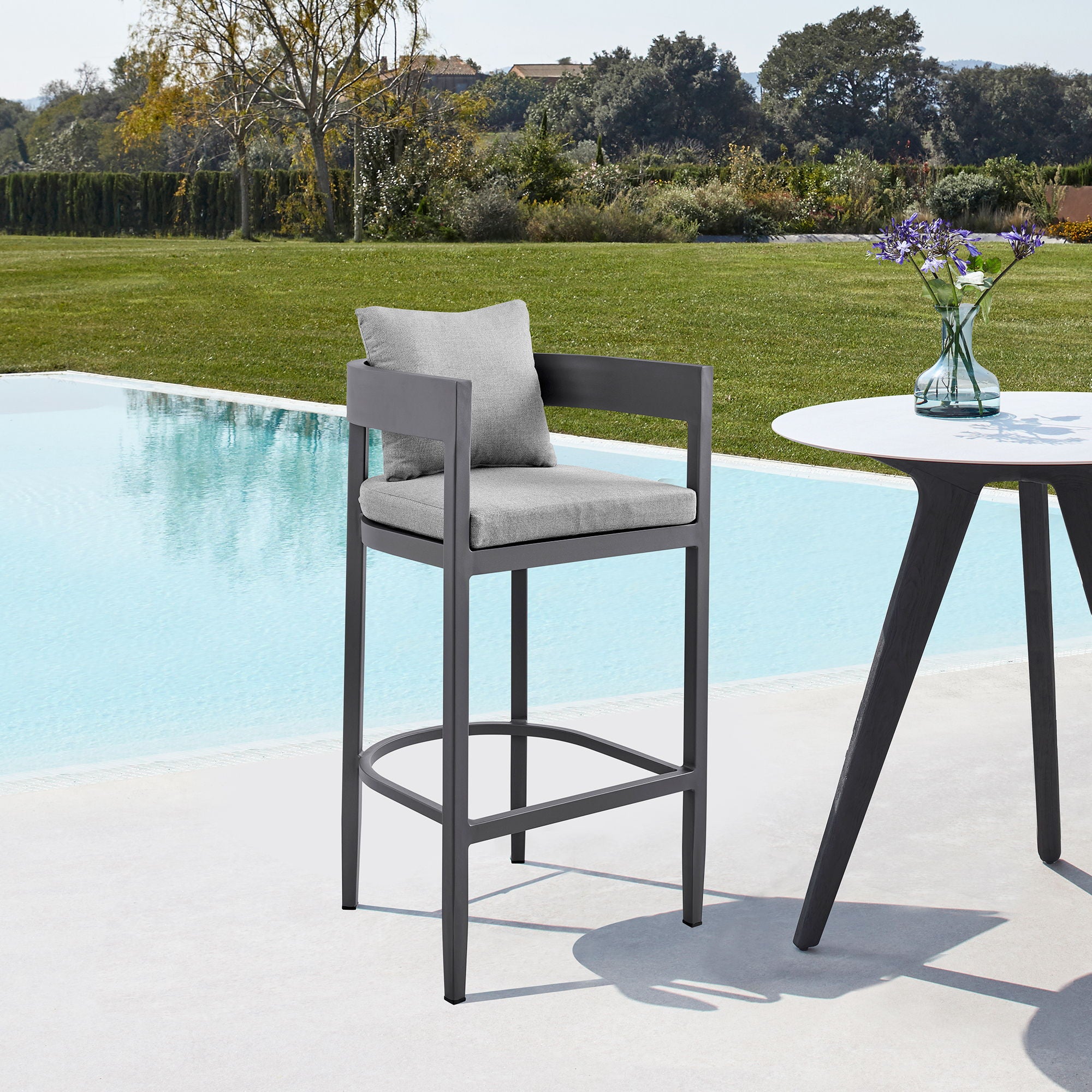 Argiope - Outdoor Patio Bar Stool