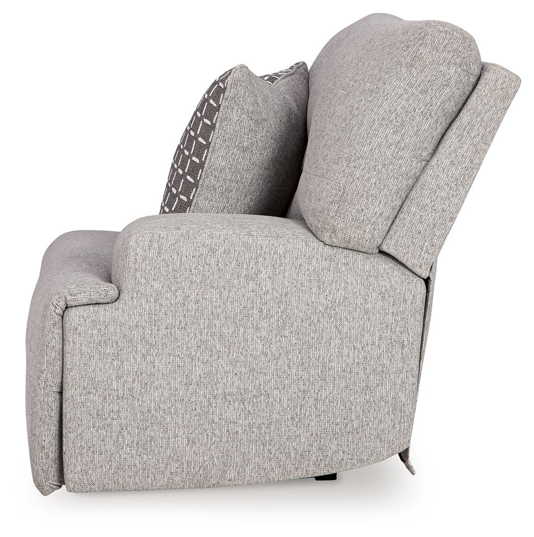 Acklen Place - Raf Zero Wall Power Recliner - Pewter