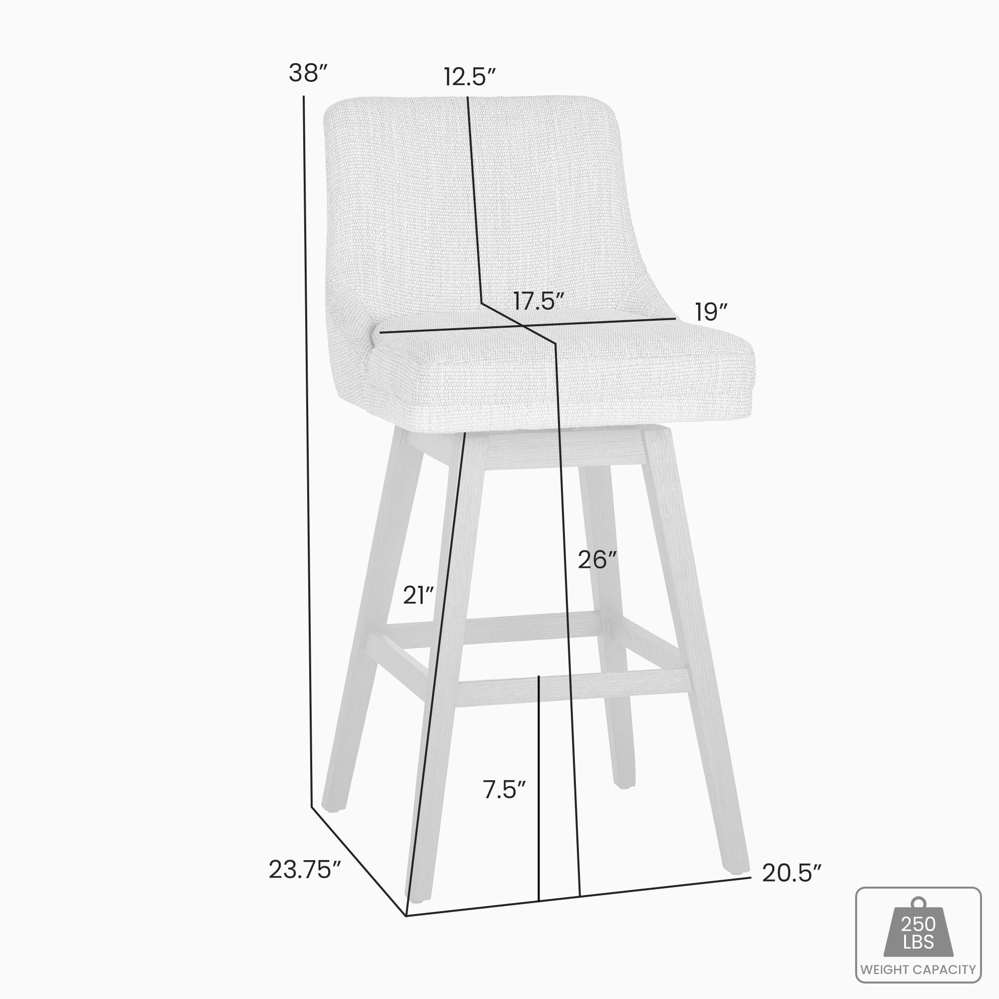 Branson - Swivel Counter Stool