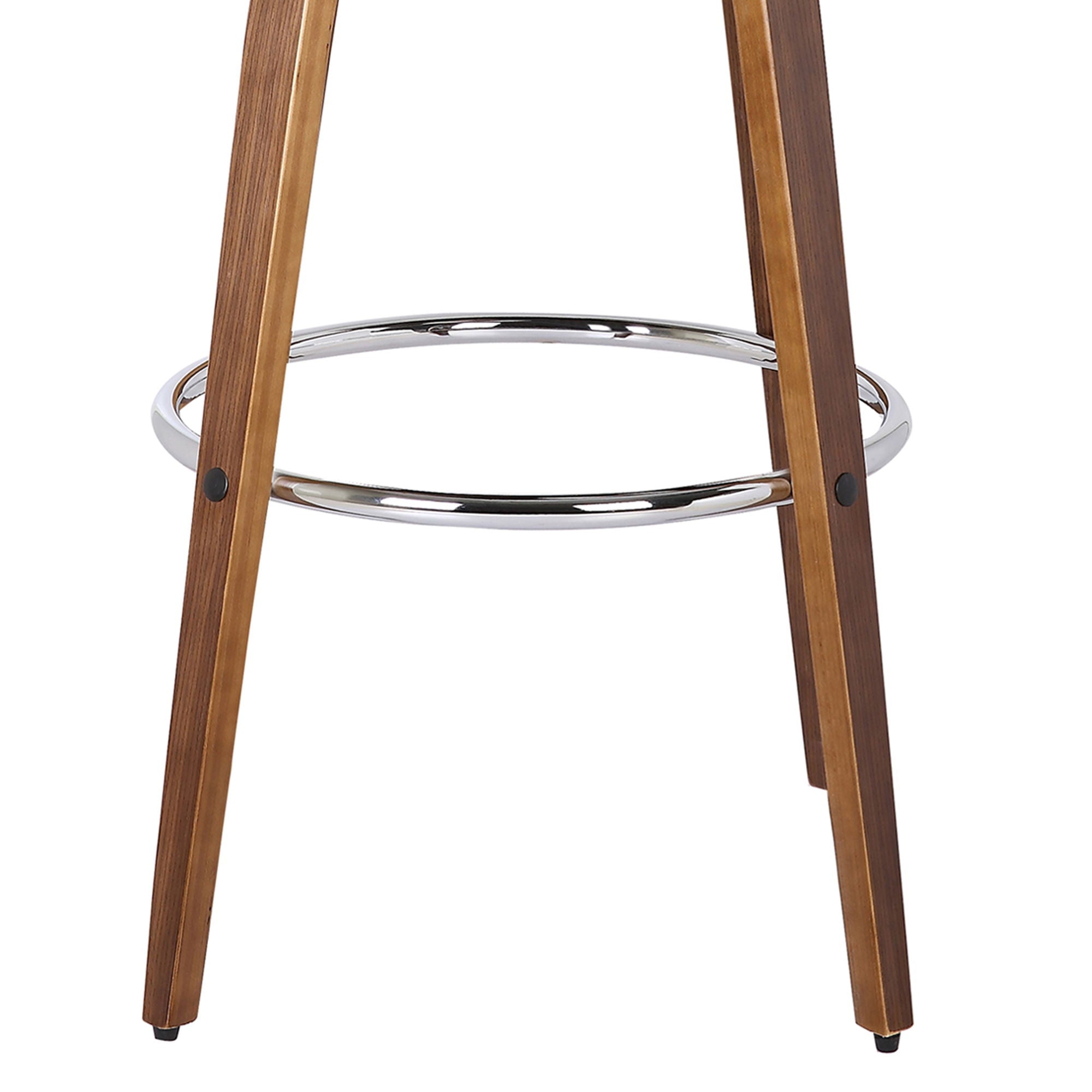 Sonia - 26" Counter Height Swivel Bar Stool - Walnut Wood