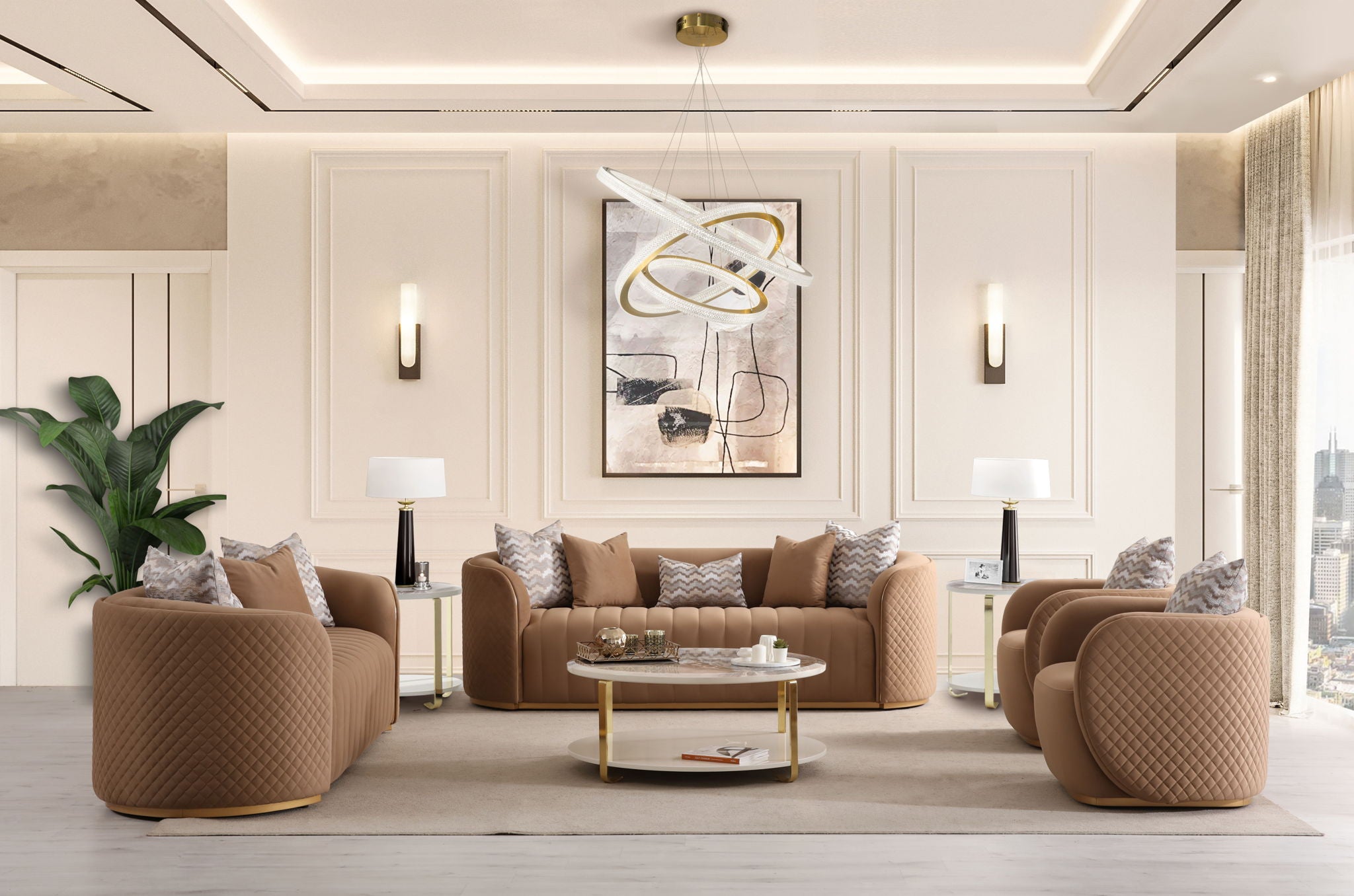 Ariana - Velvet Sofa