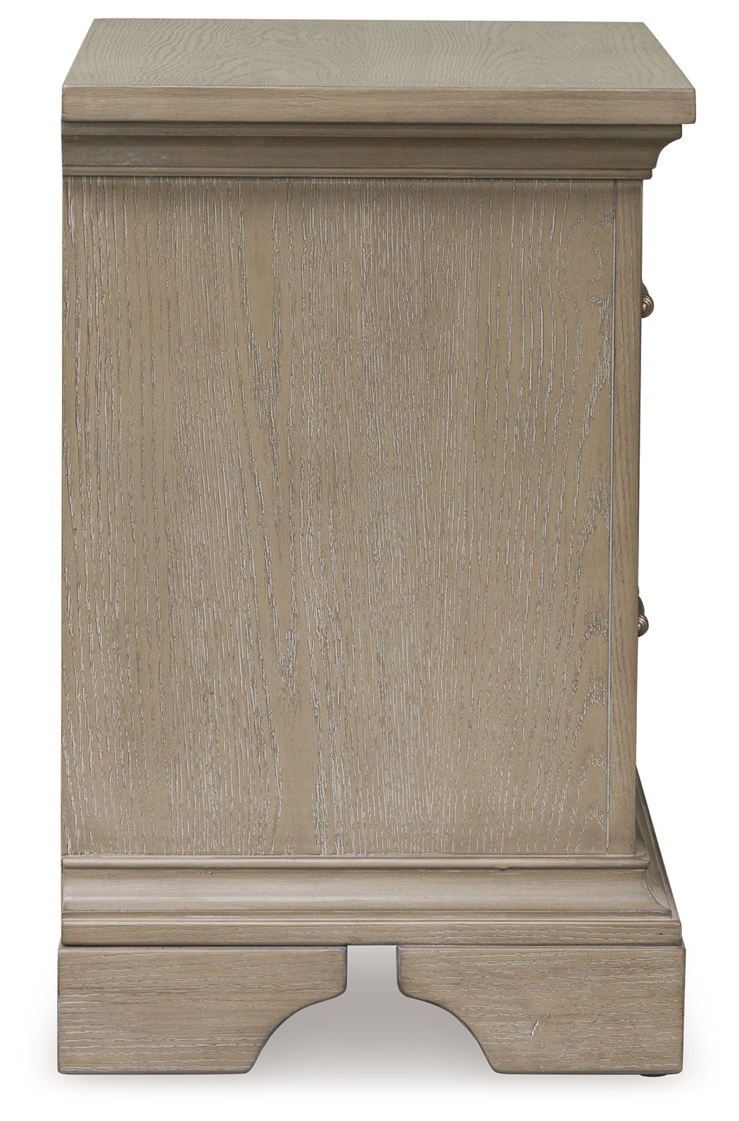 Vallardia - Two Drawer Night Stand - Light Grayish Brown