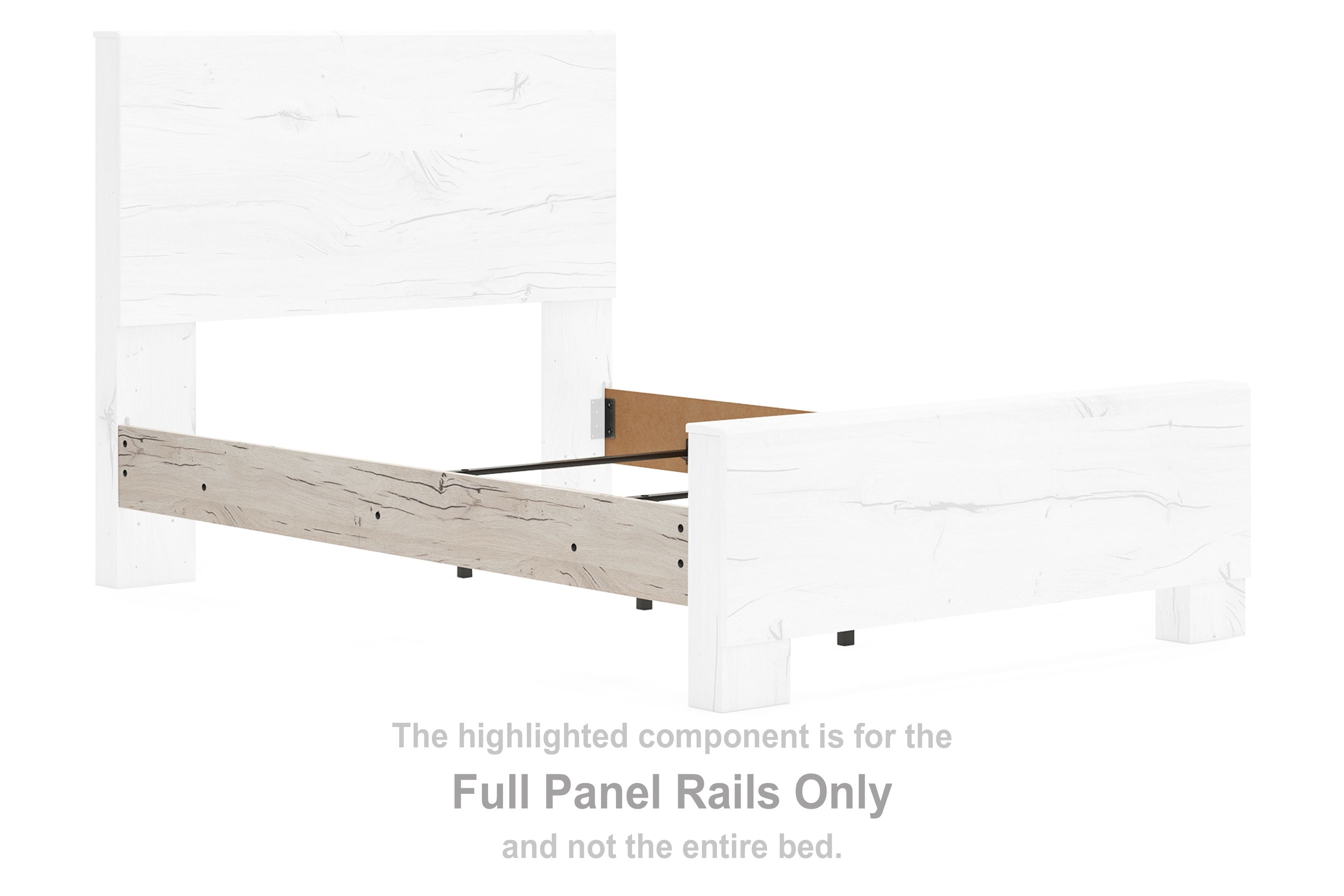 Lawroy - Full Panel Rails - Light Natural