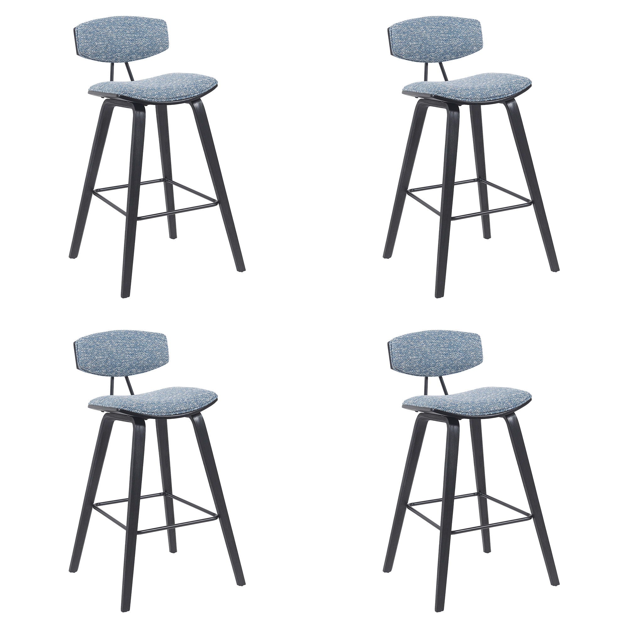 Fox - Mid-Century Modern Bar Stool