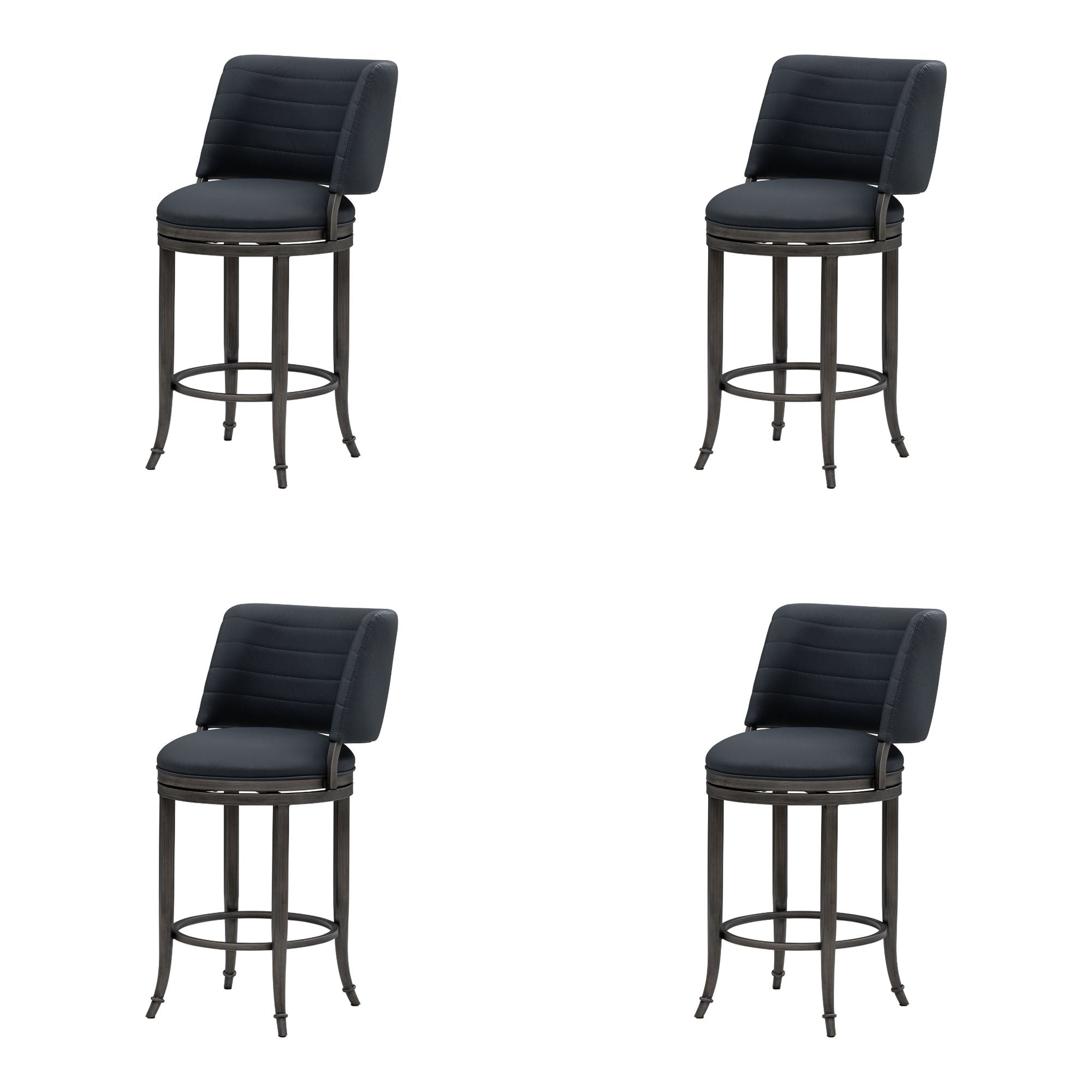 Torres - Upholstered Swivel Counter Height Barstool