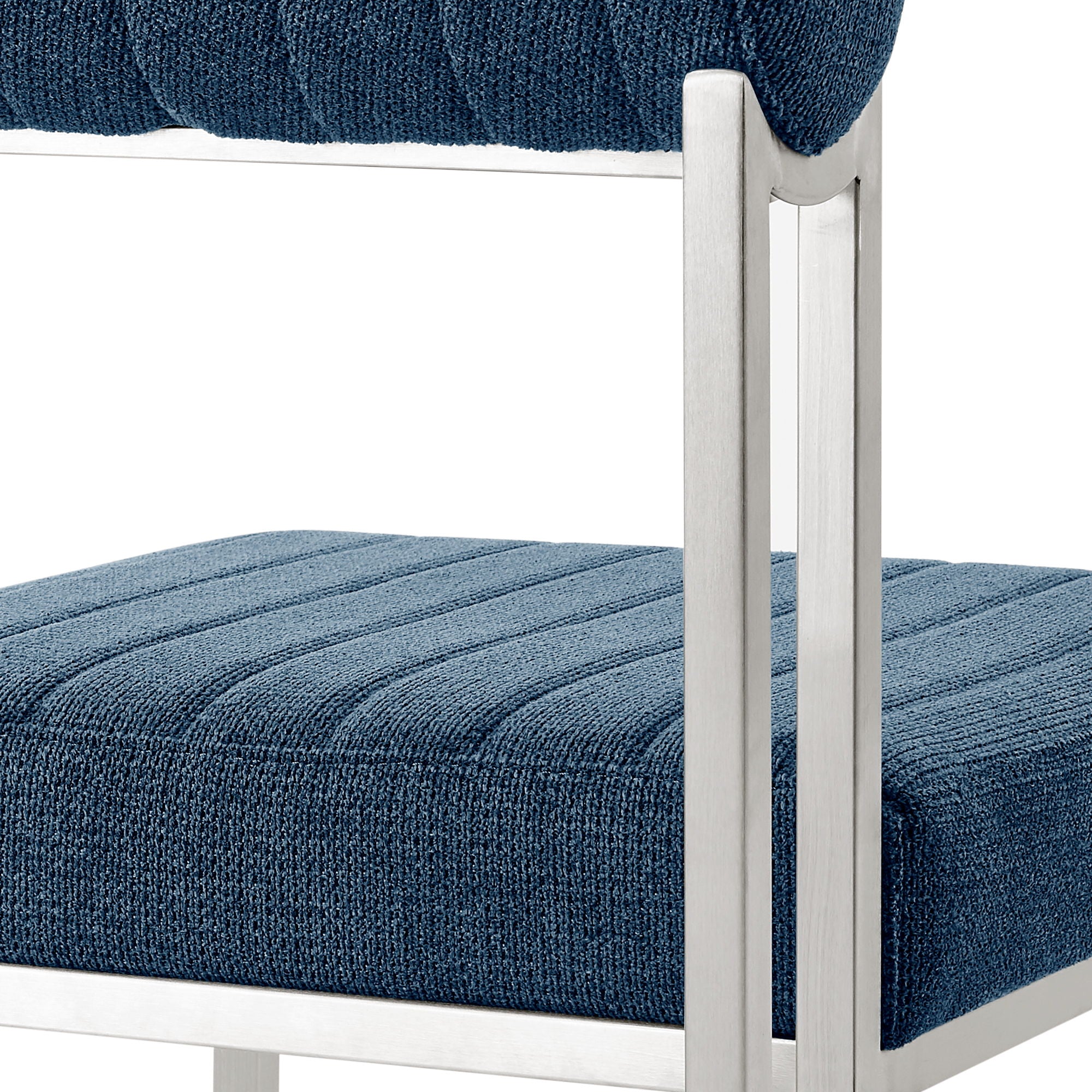 Anastasia - Dining Room Chair Set With Brushed Silver Frame