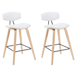 Fox - Swivel Counter Height Stool - Light Brown