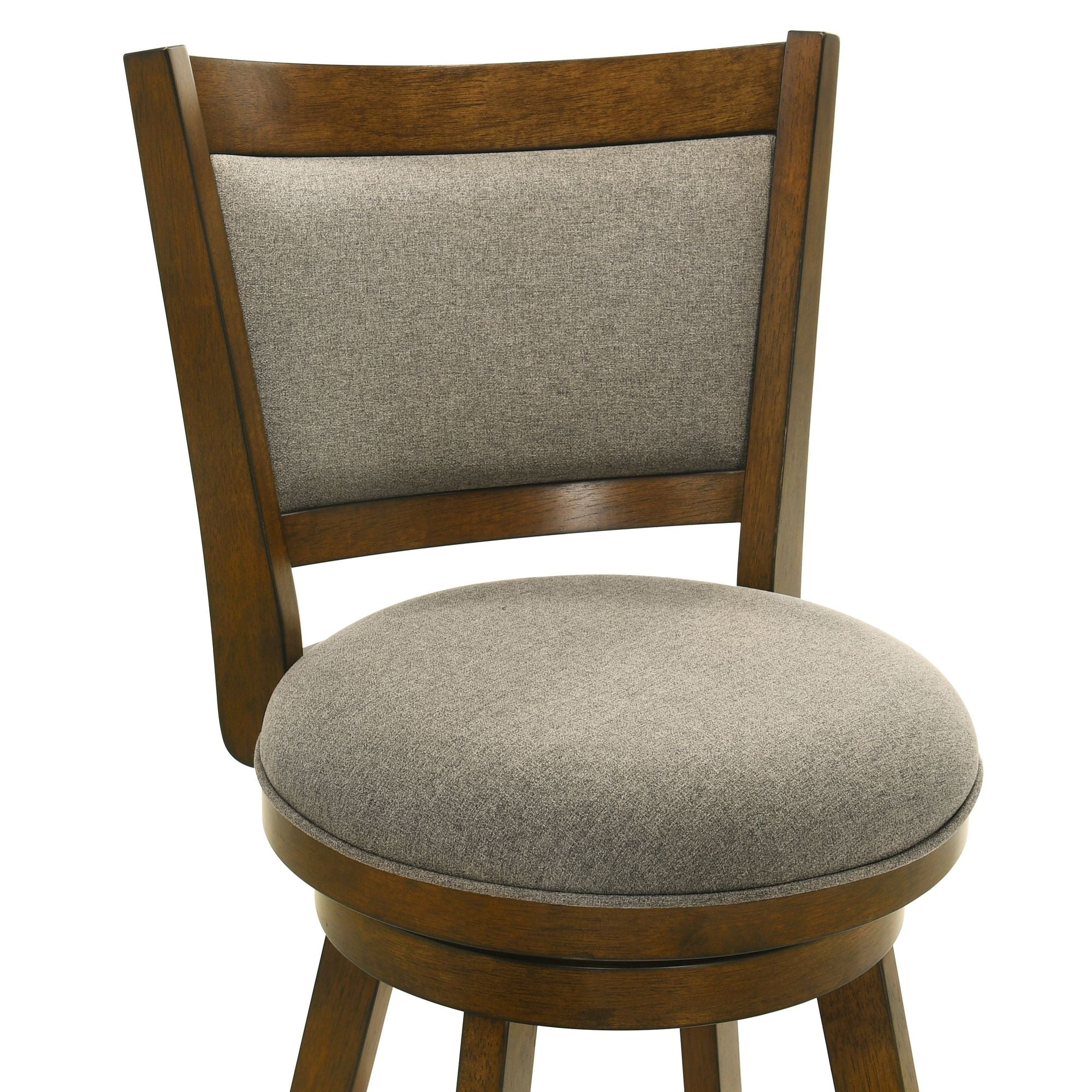 Aiden - Modern Farmhouse Swivel Wood Bar Height Kitchen Bar Stool