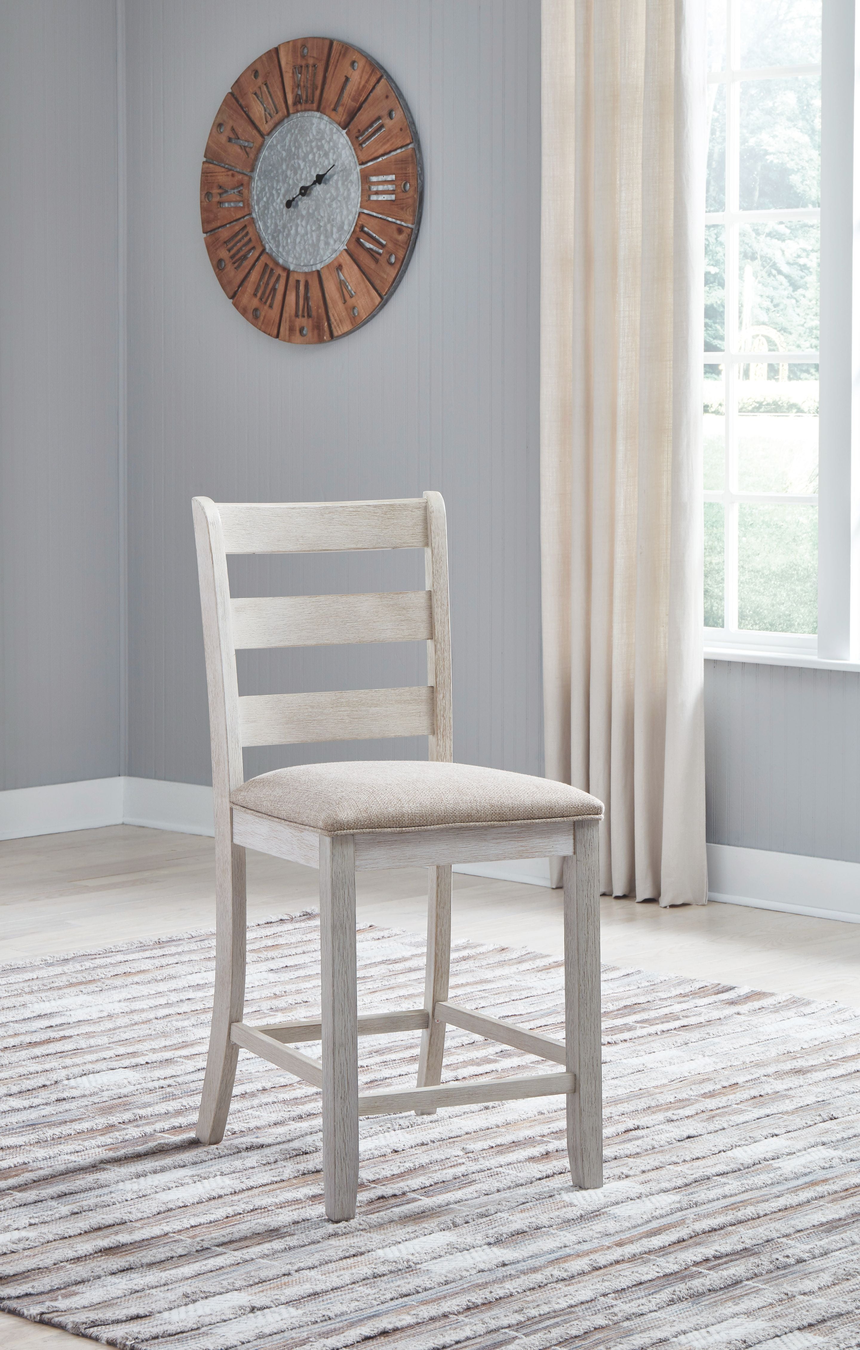 Skempton - Upholstered Barstool (Set of 2) - White