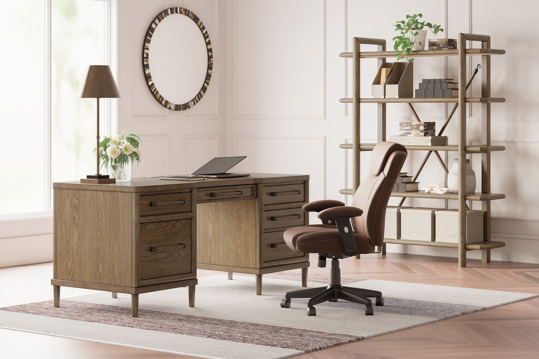 Roanhowe - Home Office Desk - Brown