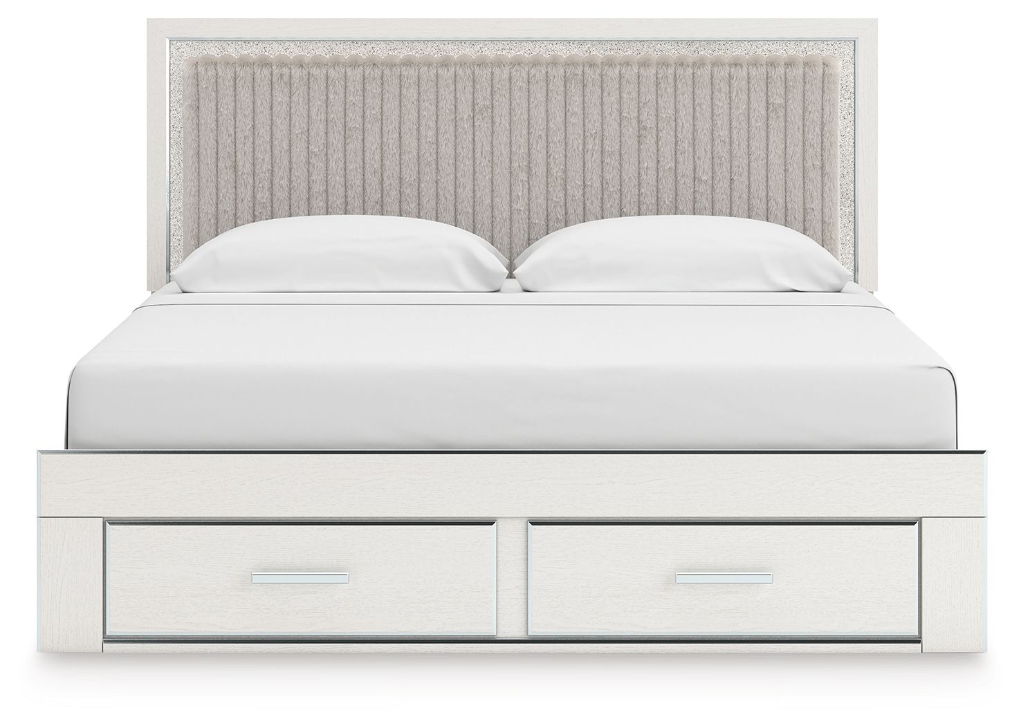 Zuraleus - Upholstered Panel Platform Storage Bed