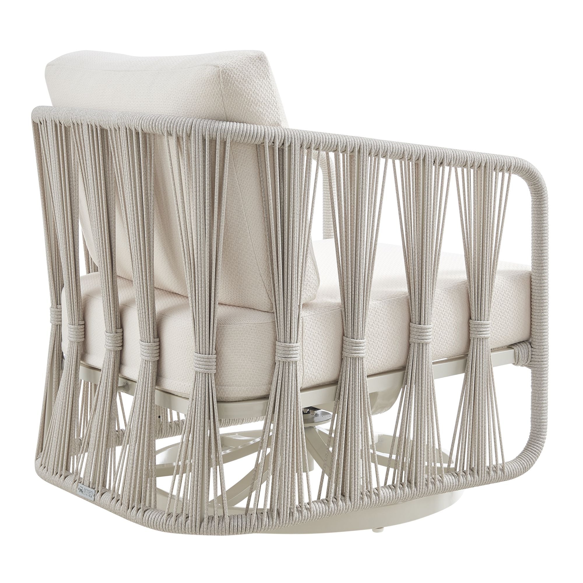 Breeze - Powder Coated Metal Outdoor Conversation Set With Cushions