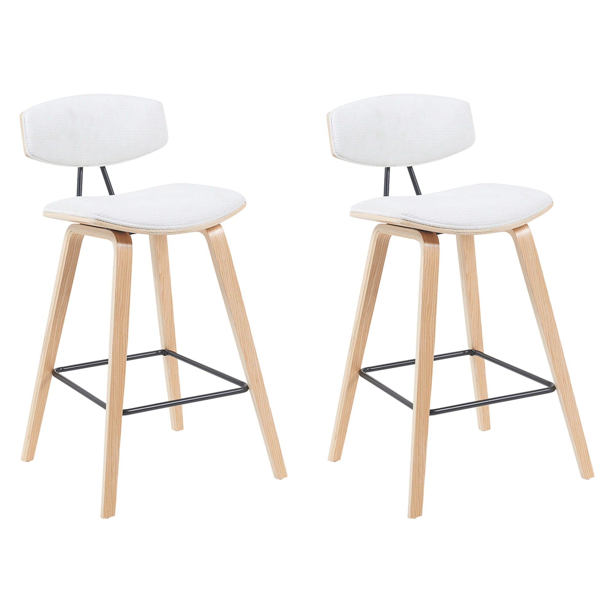 Fox - Swivel Bar Height Stool - Light Brown