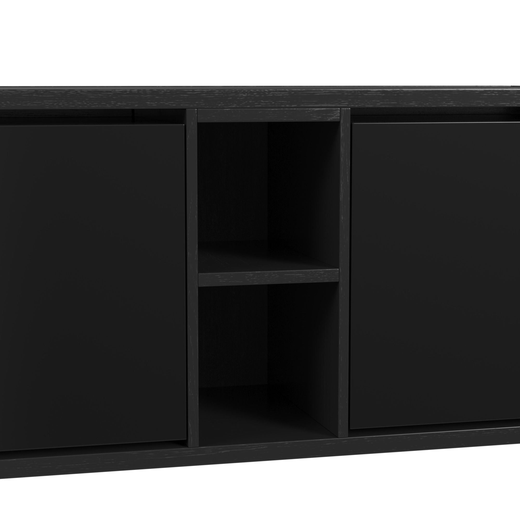 Halo - Smart Coffee Table With Fridge And Speaker - Black