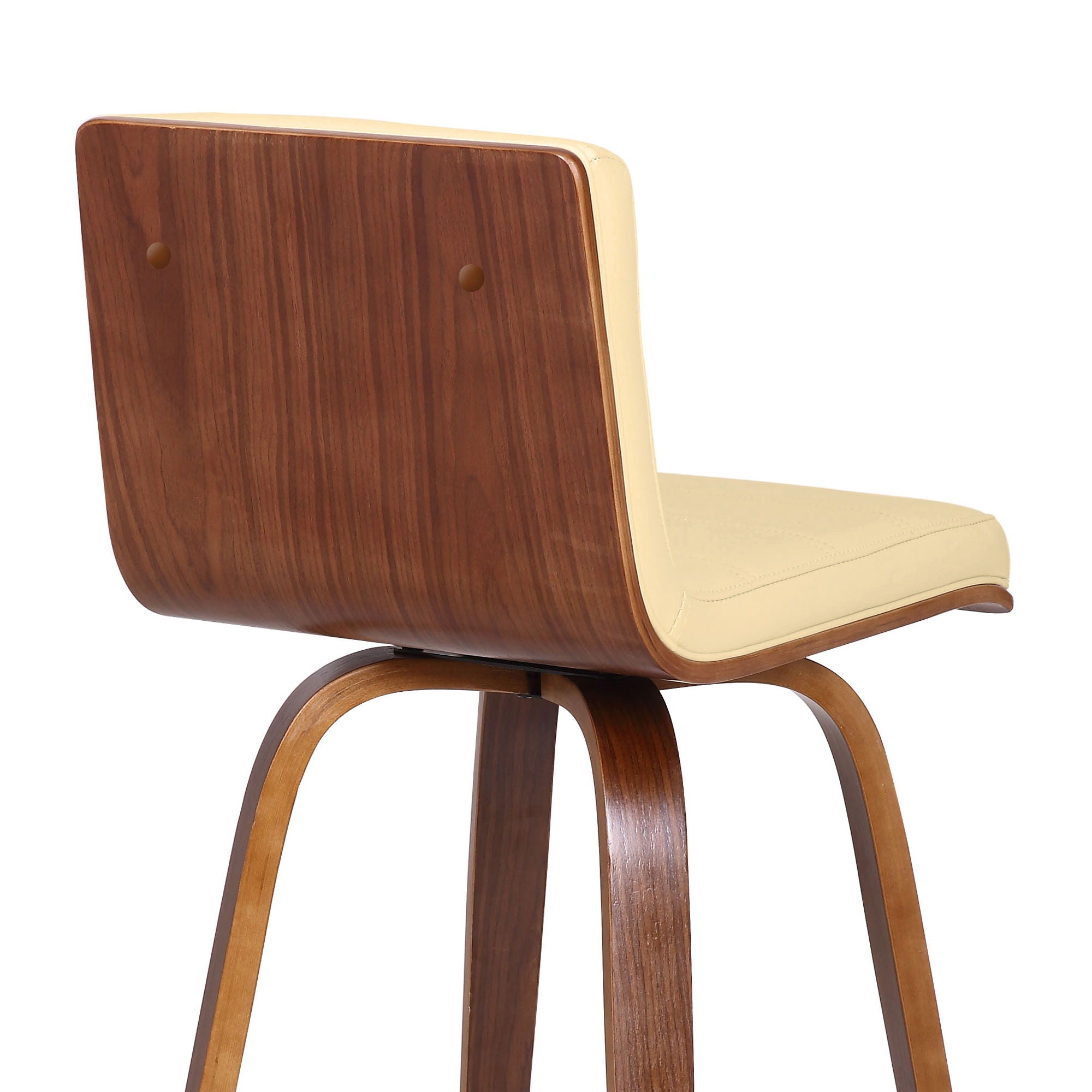 Vienna - 30" Swivel Bar Stool - Walnut Wood