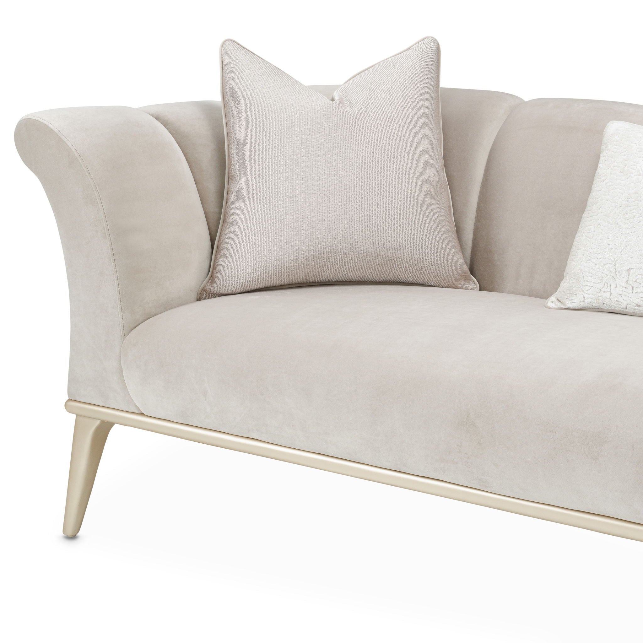 Yvette - Sofa - Porcini / Medium Champagne
