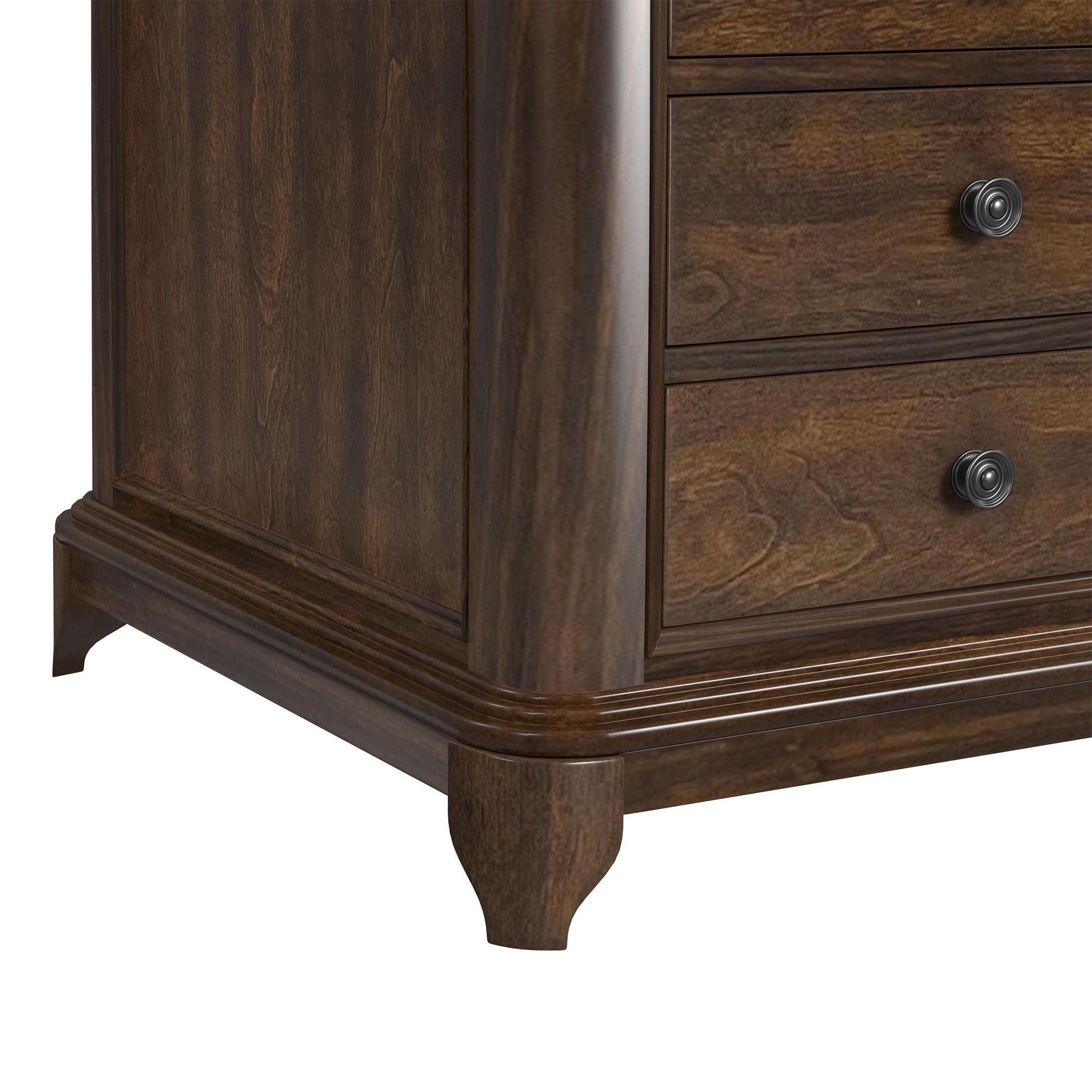 Phillipe - 2-Drawer Cabinet With USB - Cherry