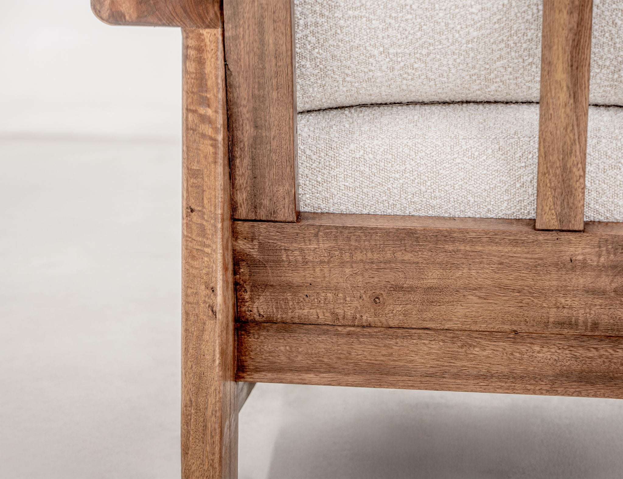 Duna - Sofa - White / Light Brown