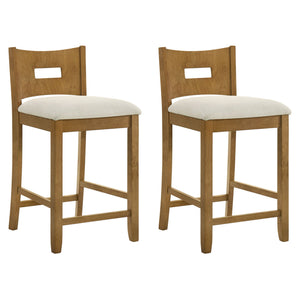 Ren - 26" Counter Height Rubberwood Barstool