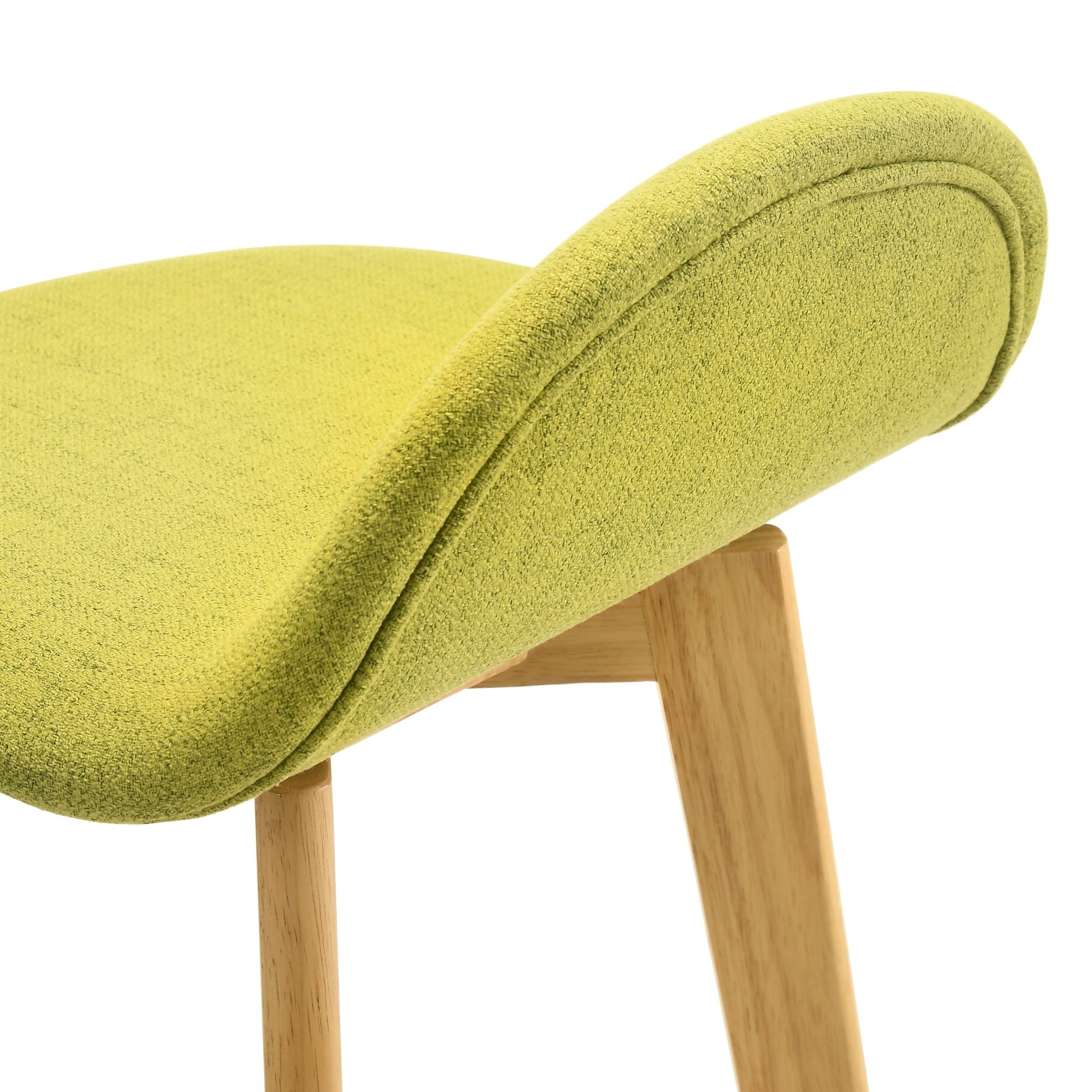 Vera - Upholstered Wood Counter Height Barstool
